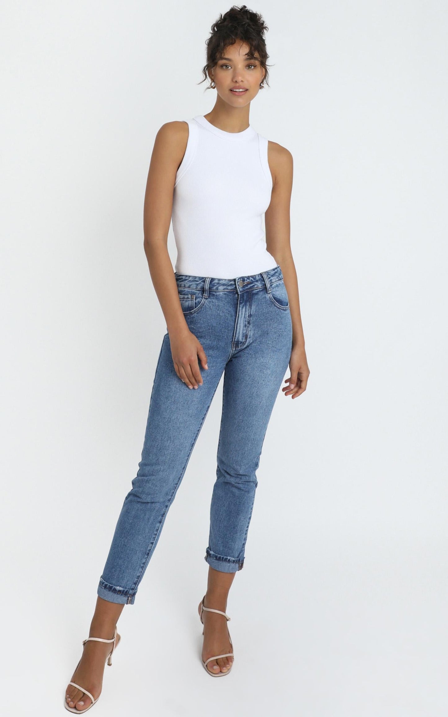 Remy Jeans In Mid Wash Denim