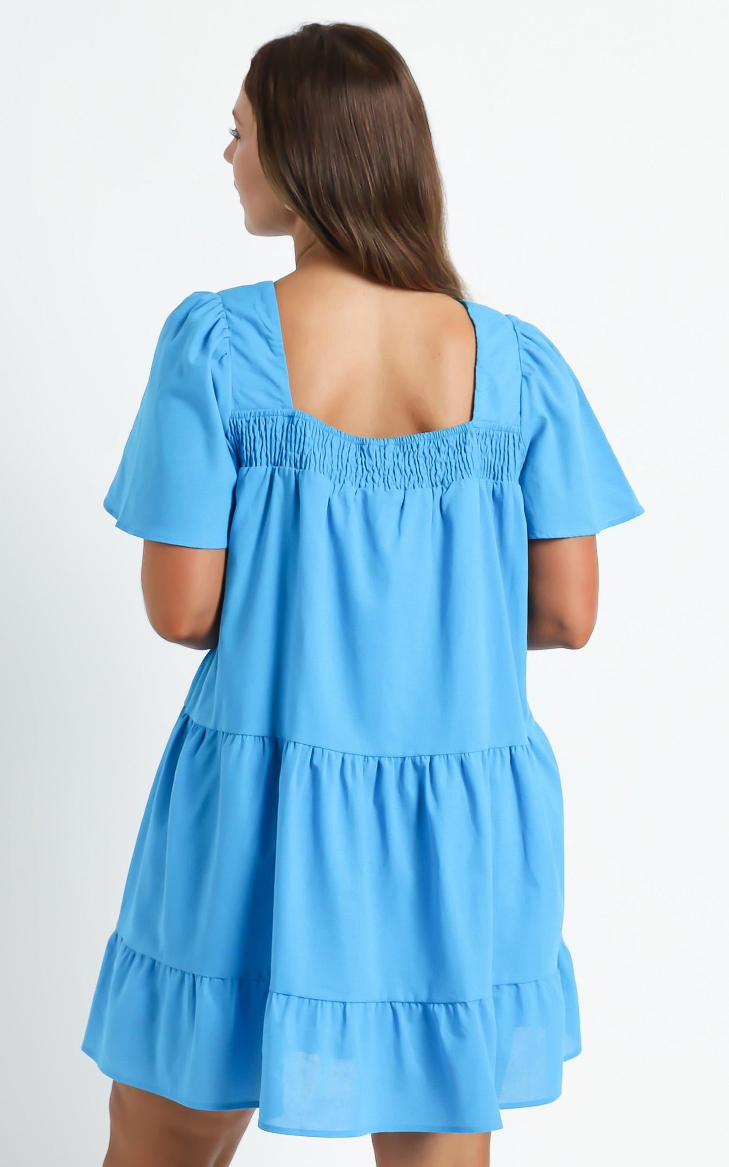 Donya Dress in Blue