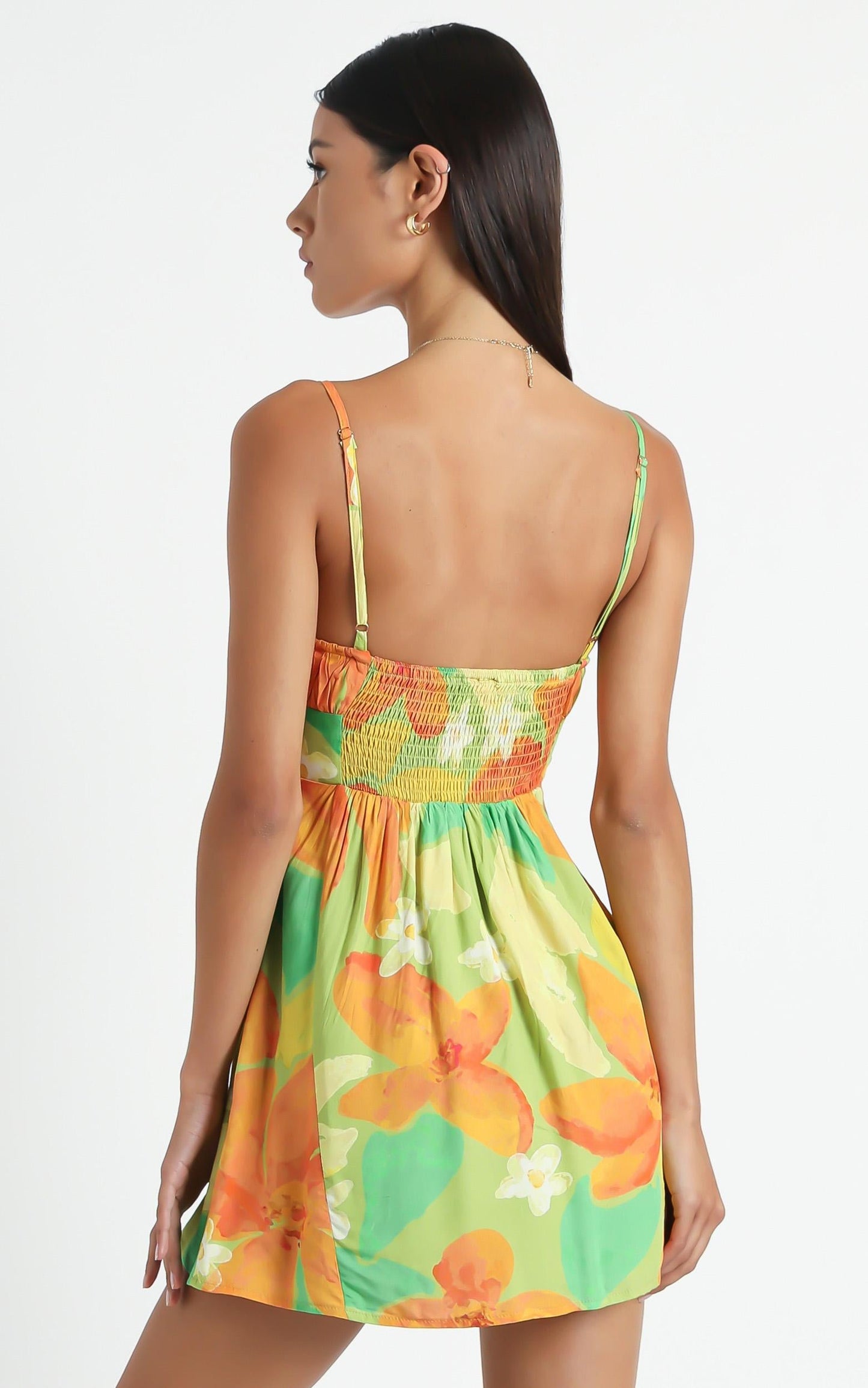 Barreta Dress in Tropical Floral