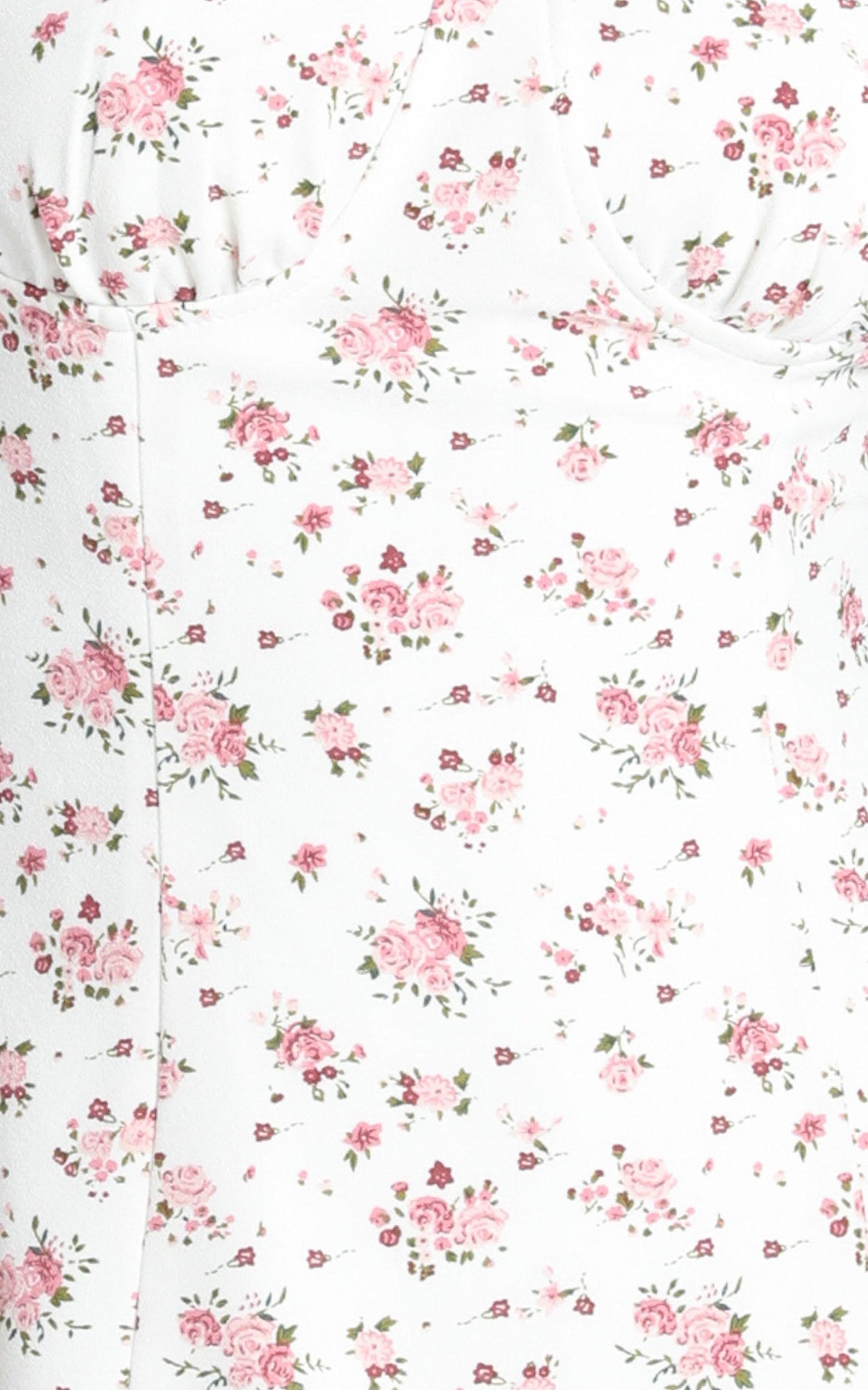 Be My Saviour Dress In White Floral