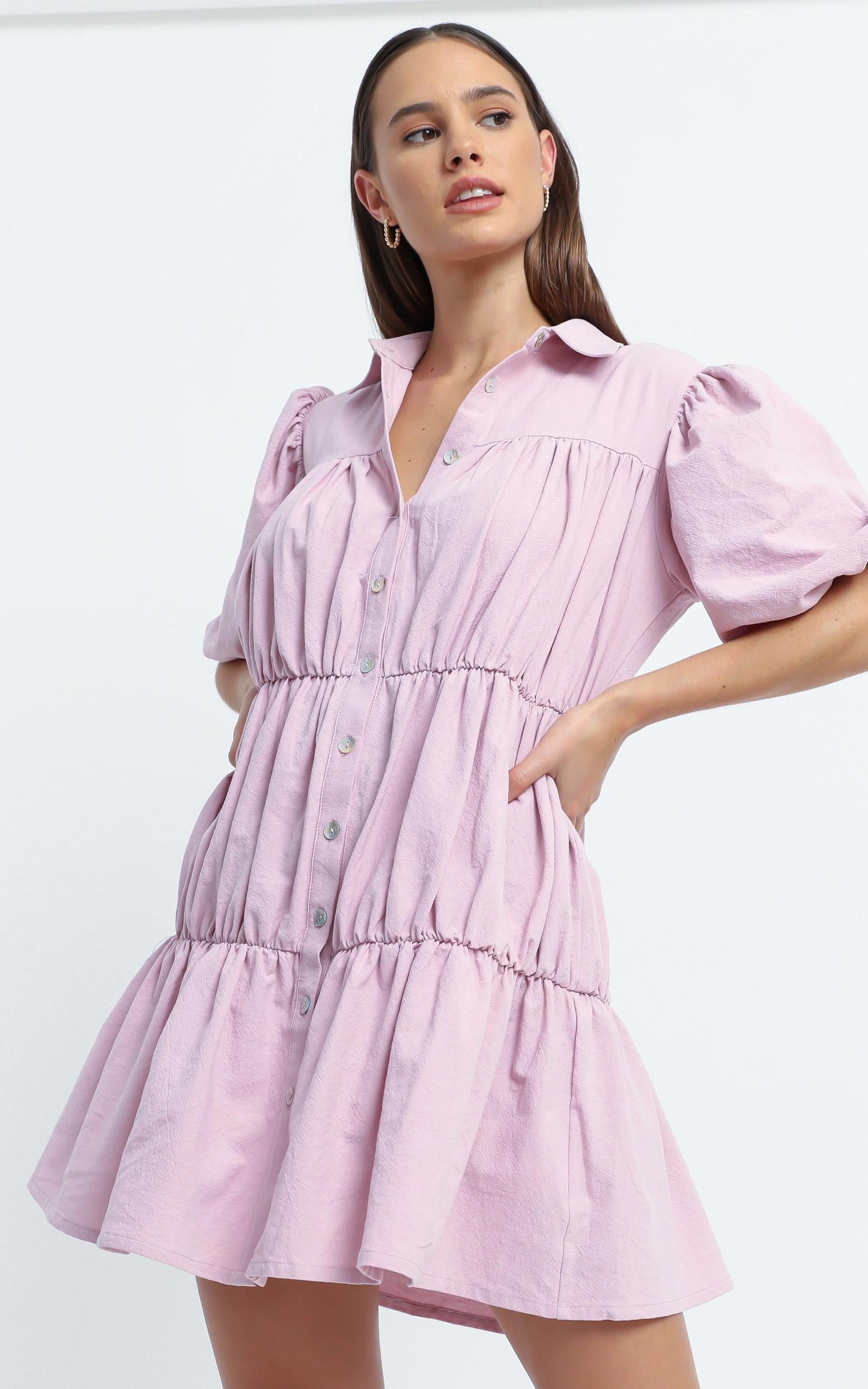 Bijou Dress in Pink