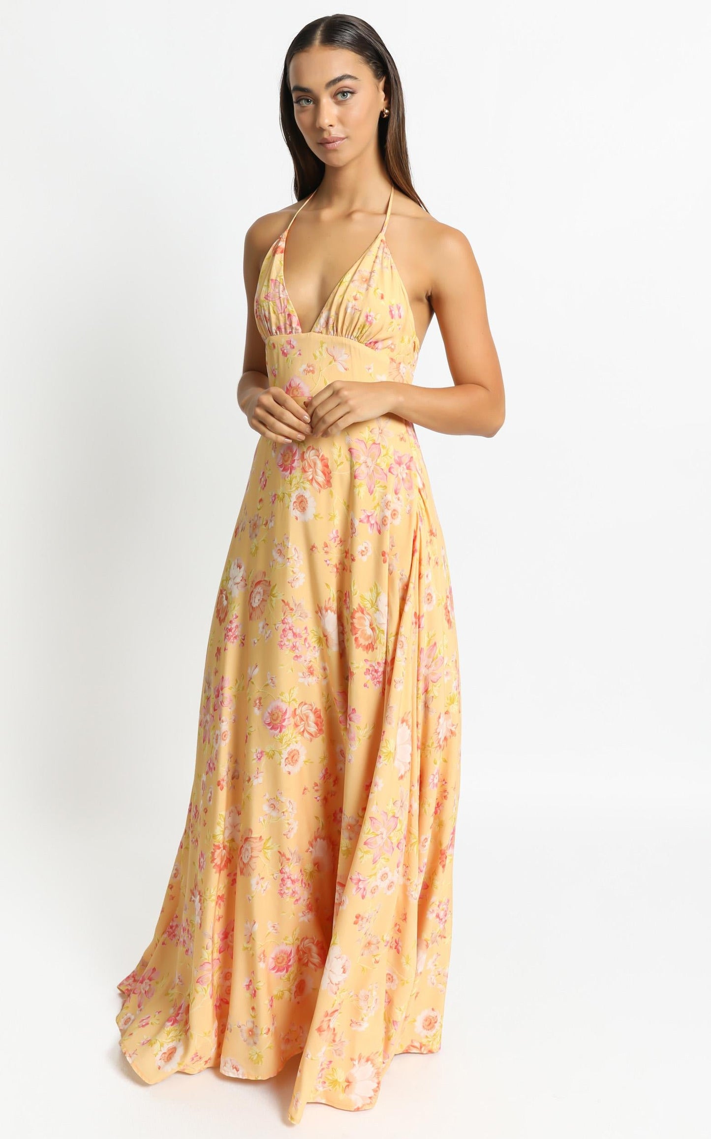 Bria Dress in Tuscan Spring