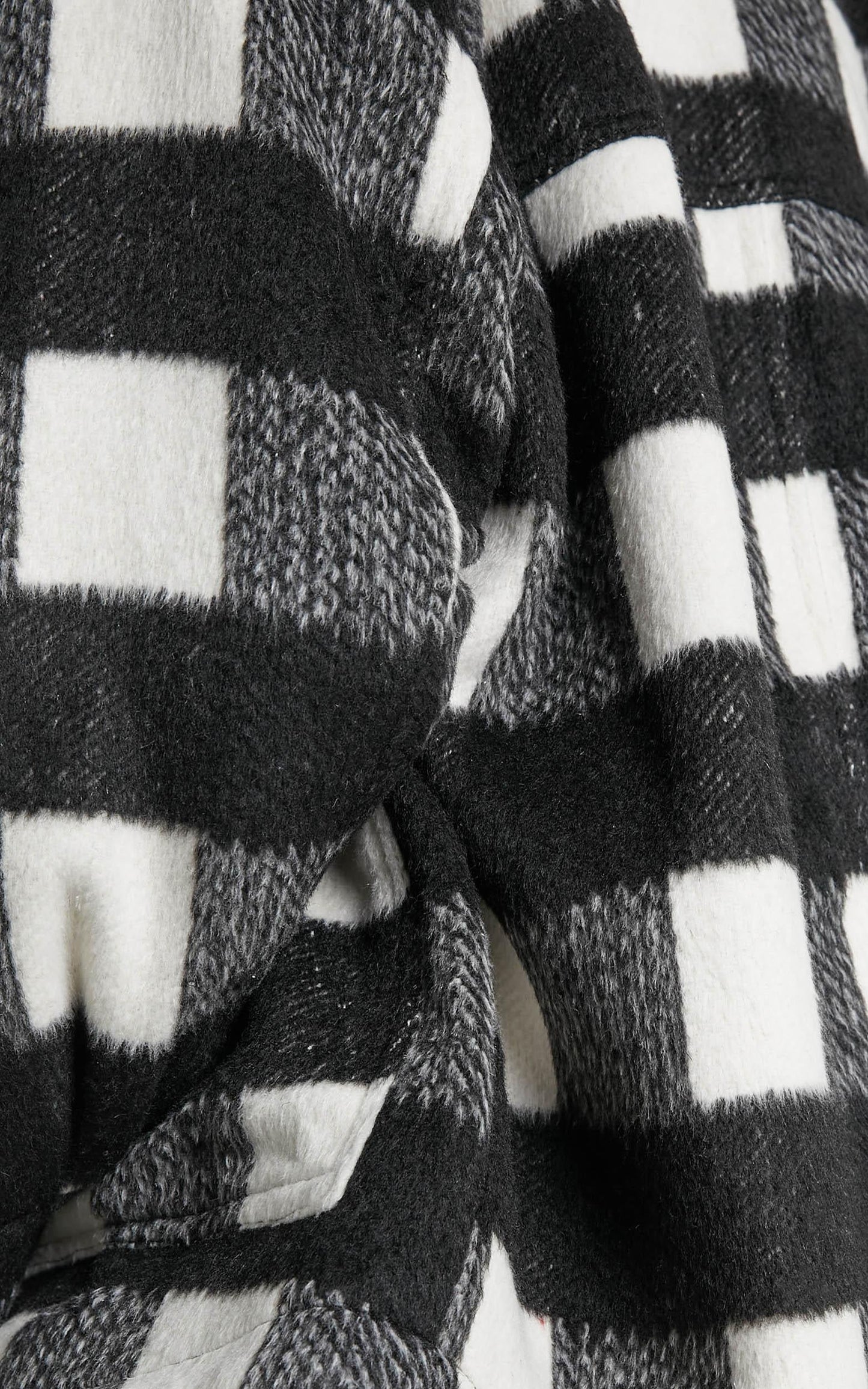 Bronx Shacket in Black Check
