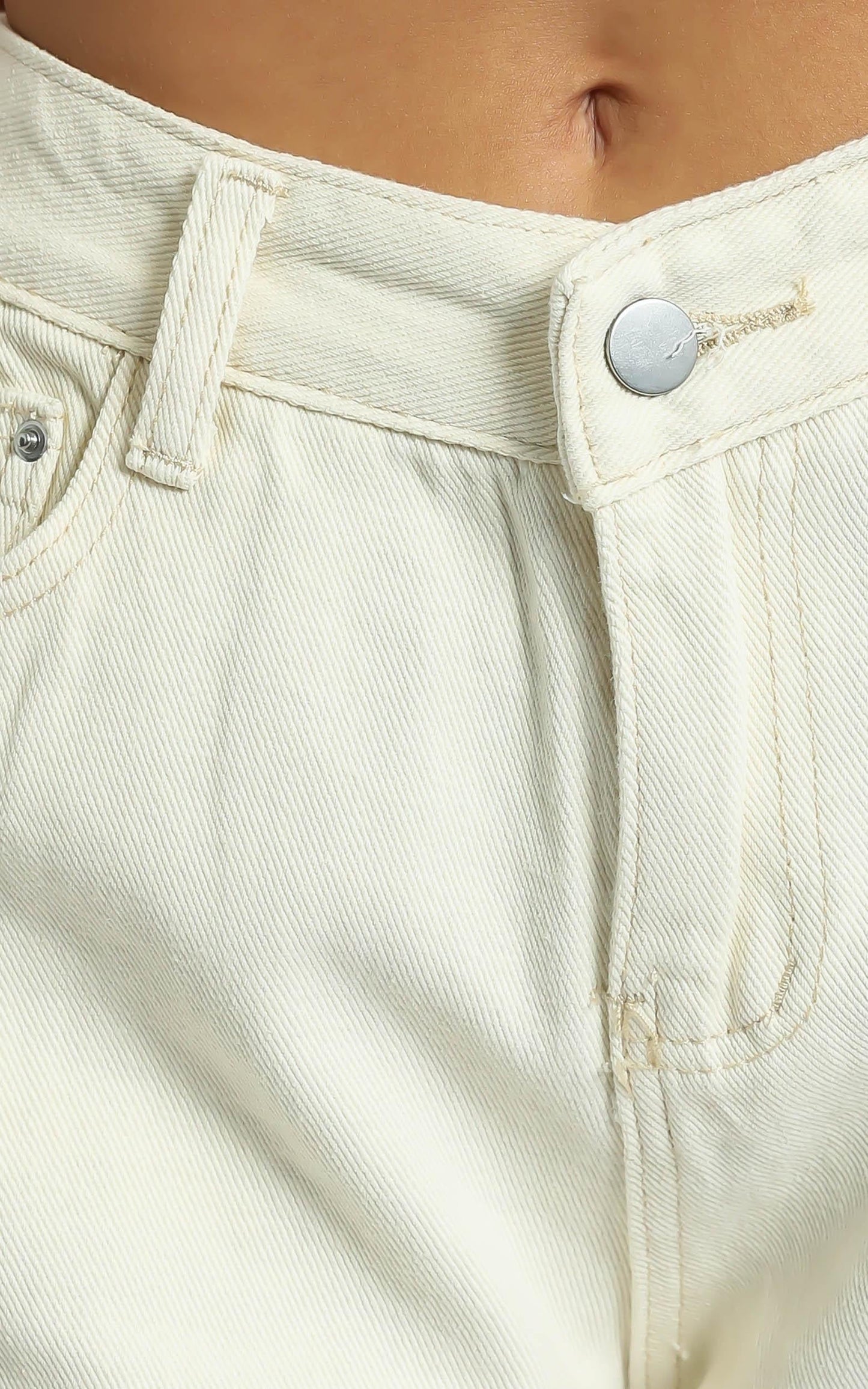 Casandra Jeans in Off White
