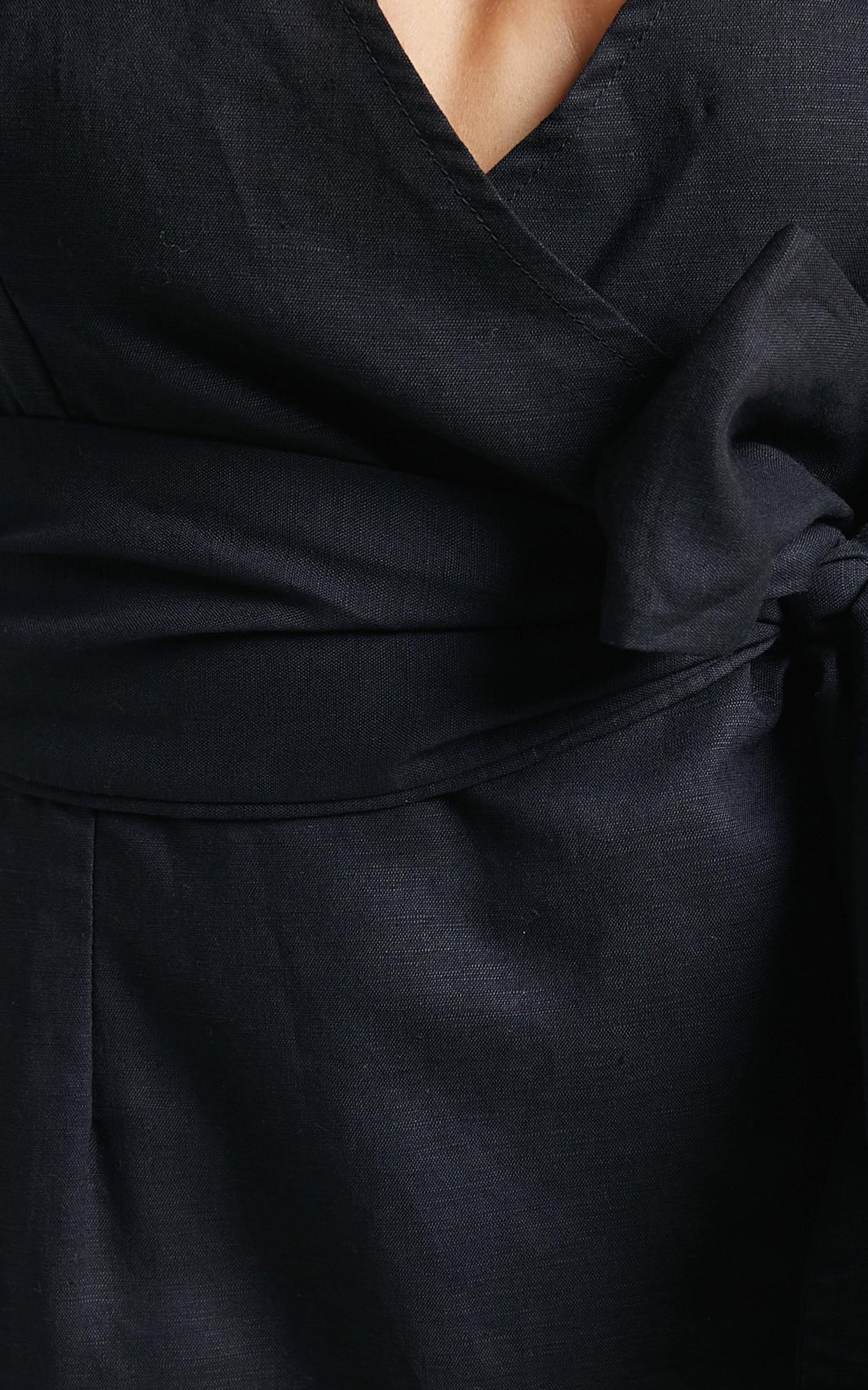 Charlie Holiday - Bella Wrap Dress in Black