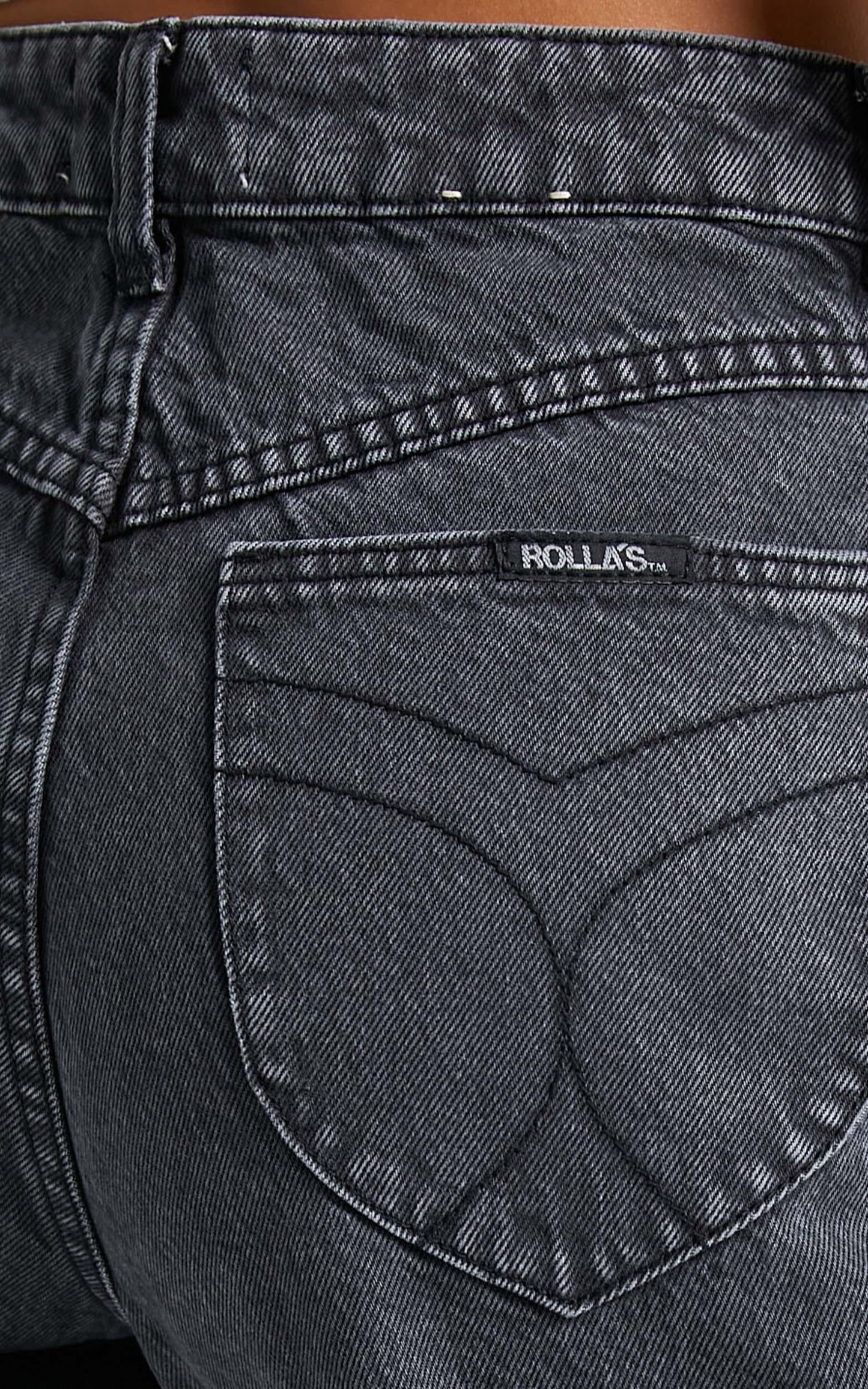 Rolla's - Classic Straight Jean in Vintage Black