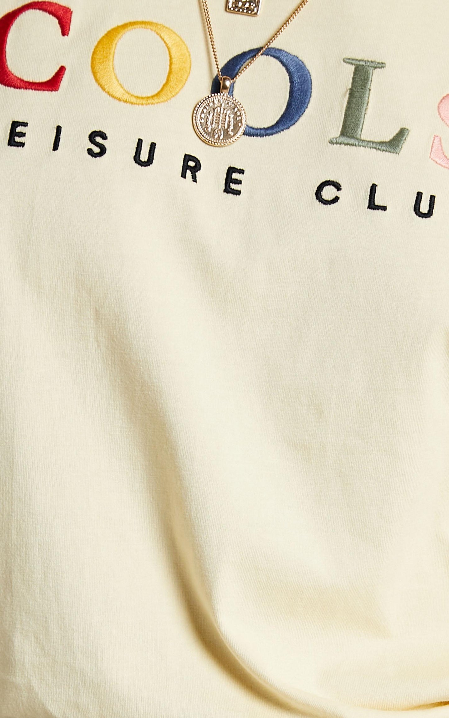 Cools Club - Leisure Club Boxy Tee in Lemon