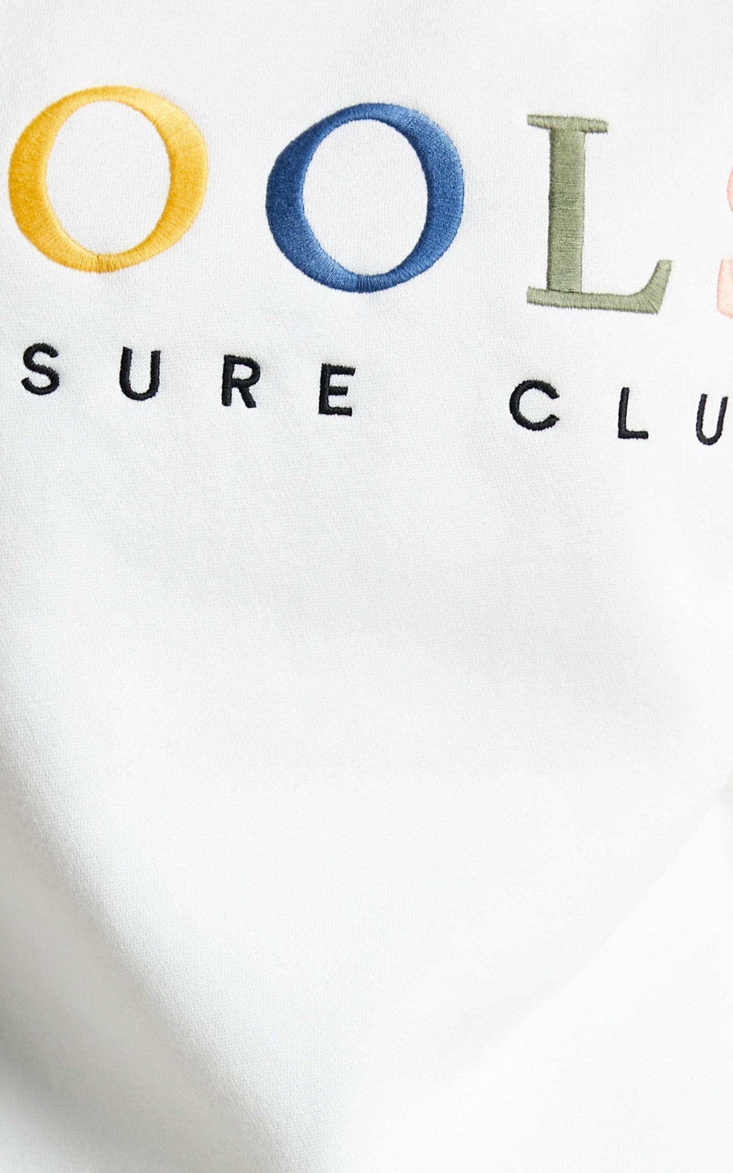Cools Club - Leisure Club Sweat in White
