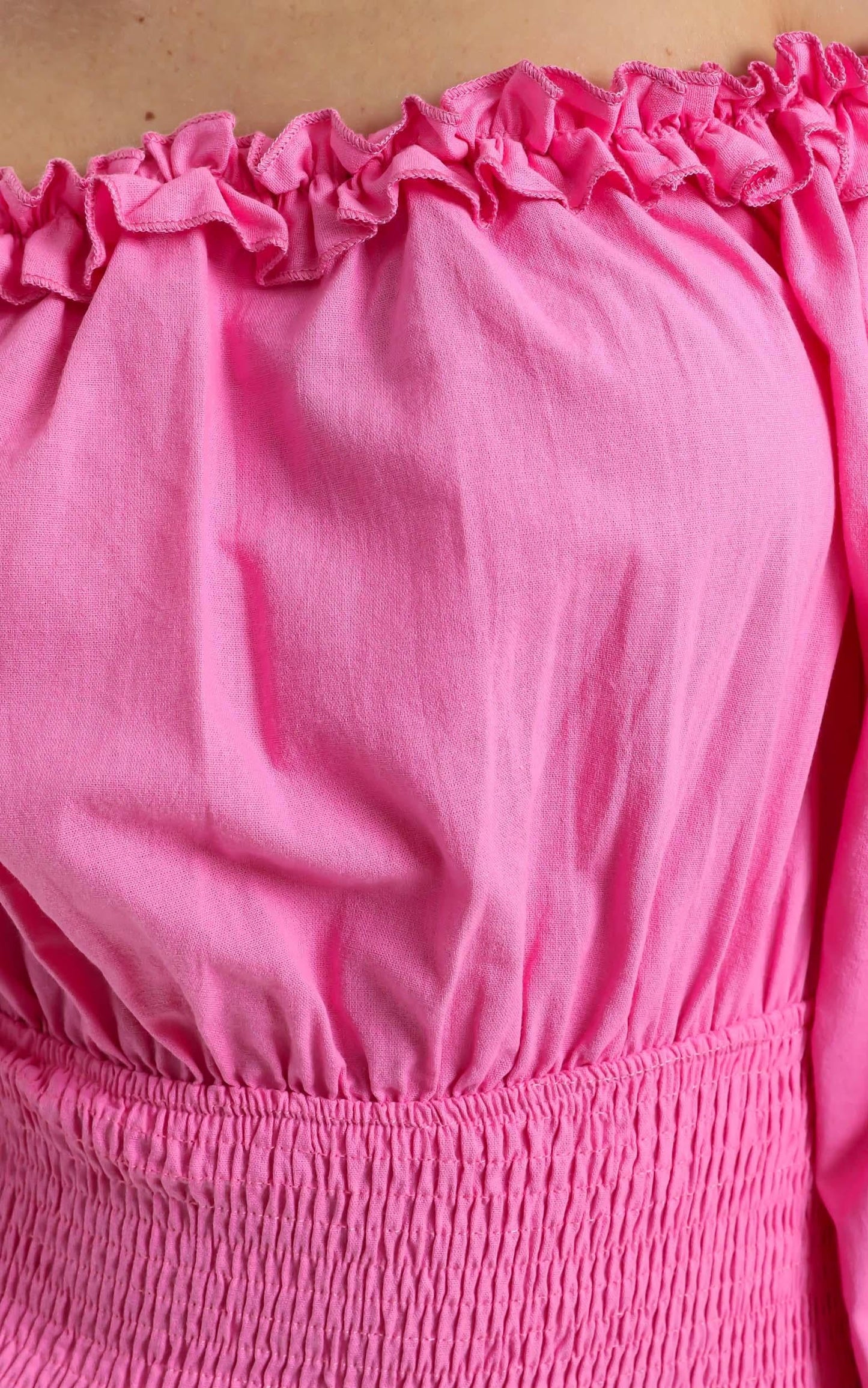 Lizabeth Dress in Hot Pink