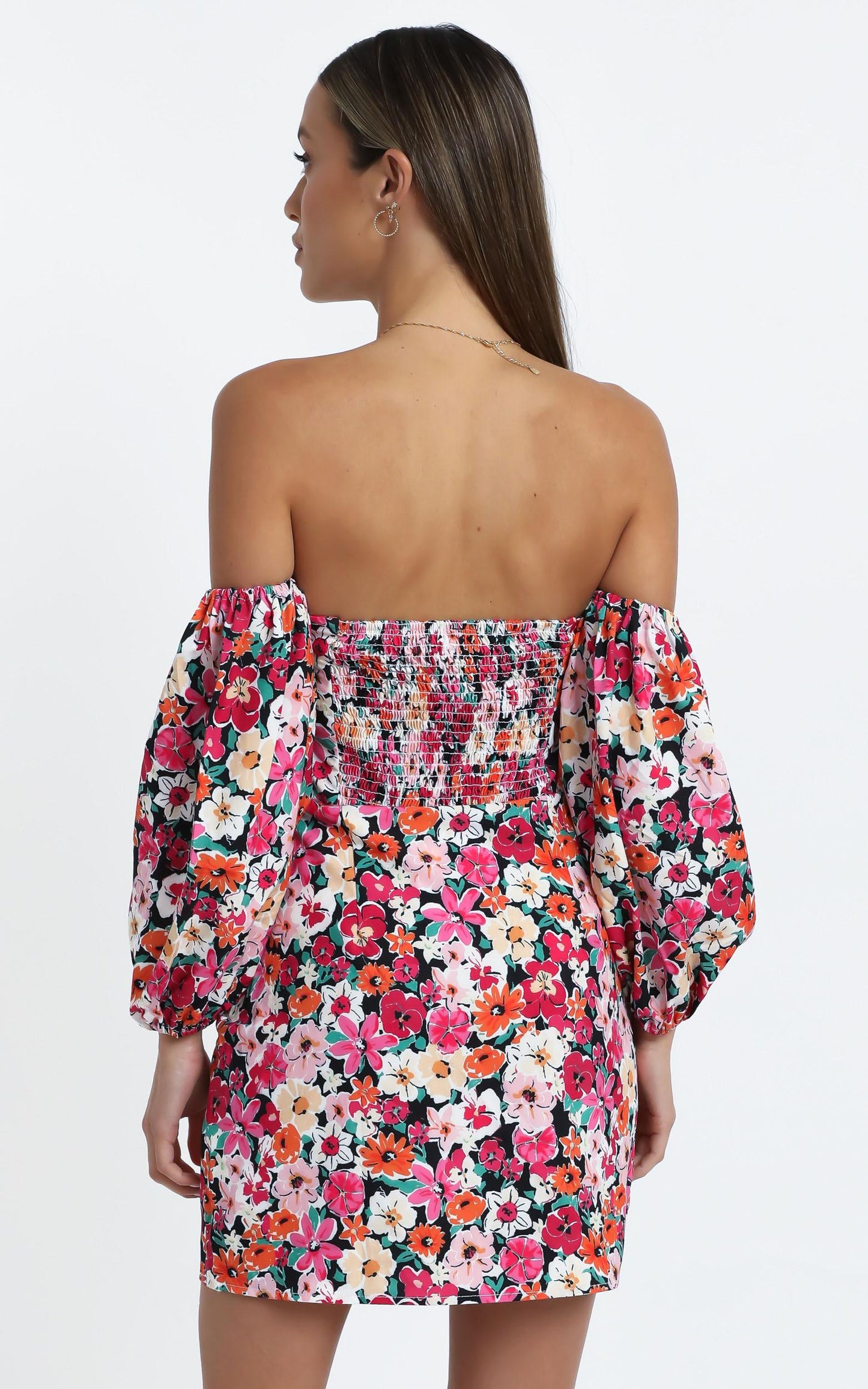 Dakota Dress in Pink Floral
