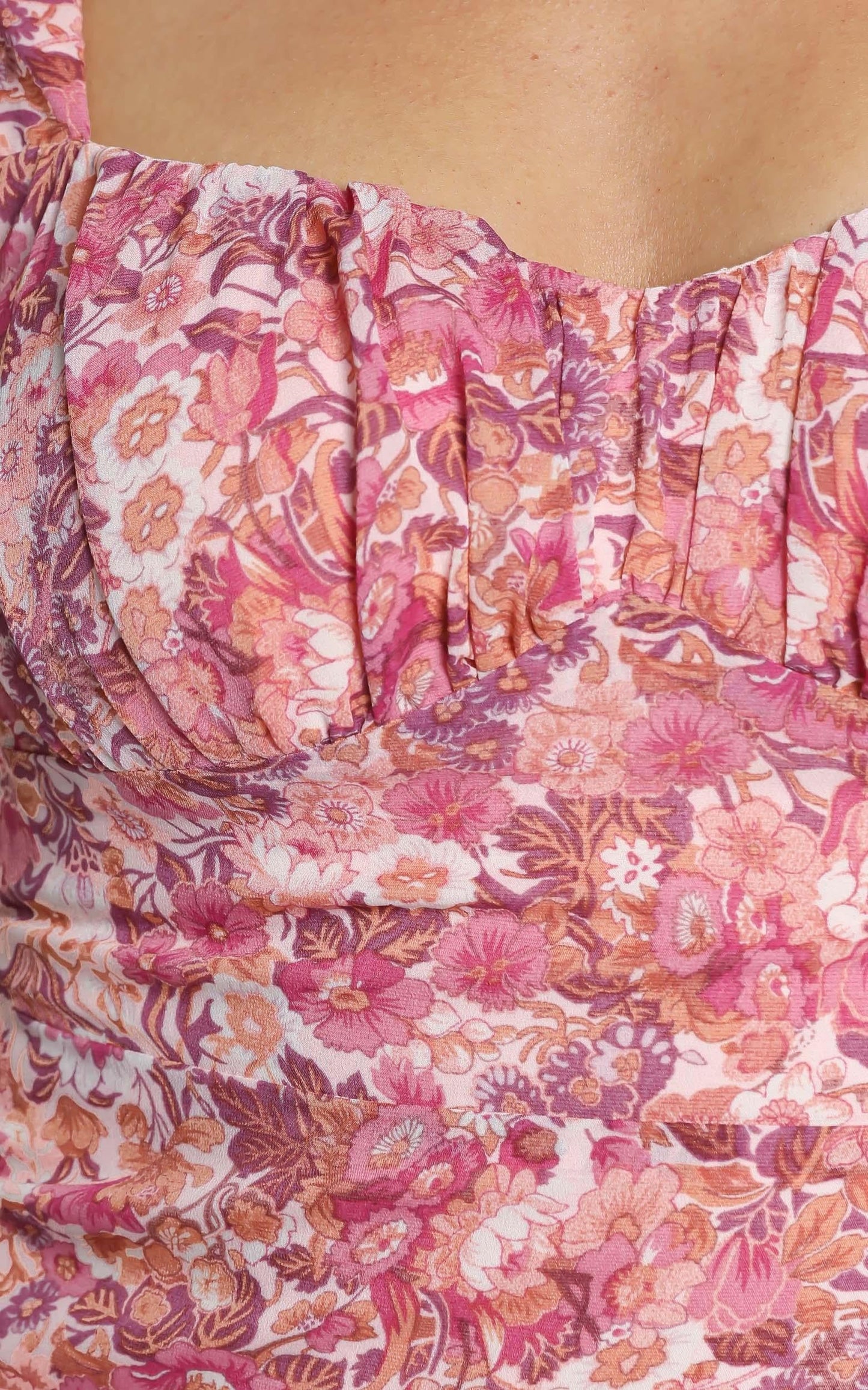 Danbury Dress in Pink Floral