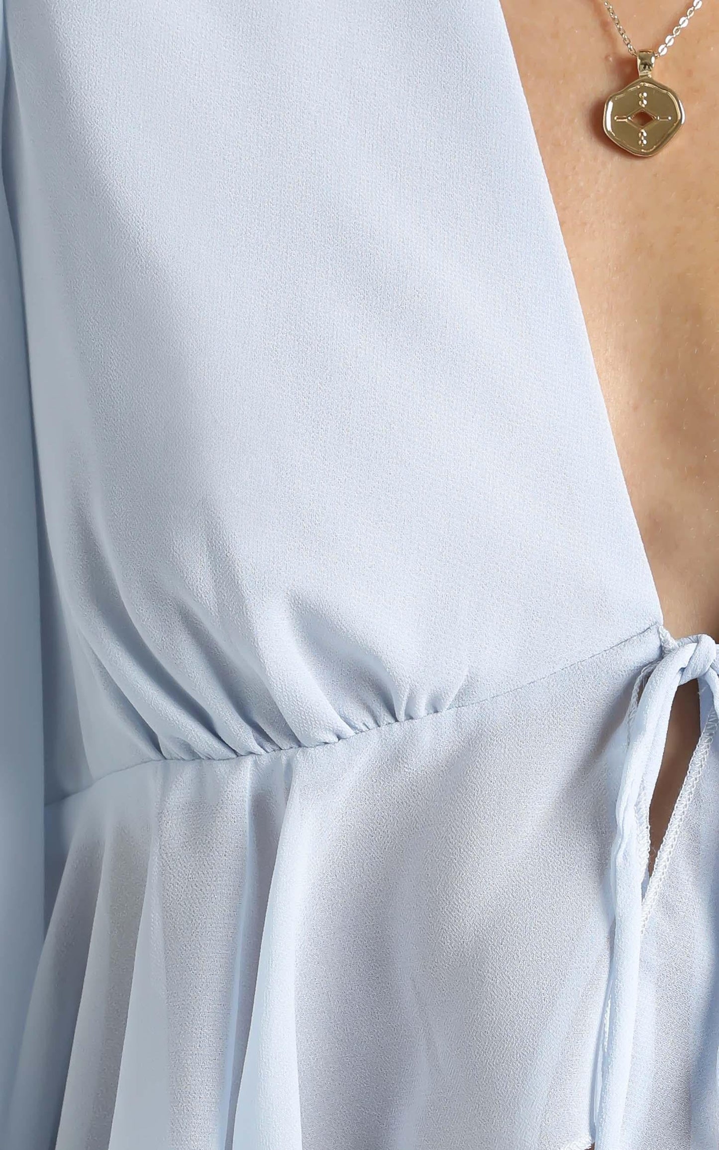 Dance It Out Top in Sky Blue
