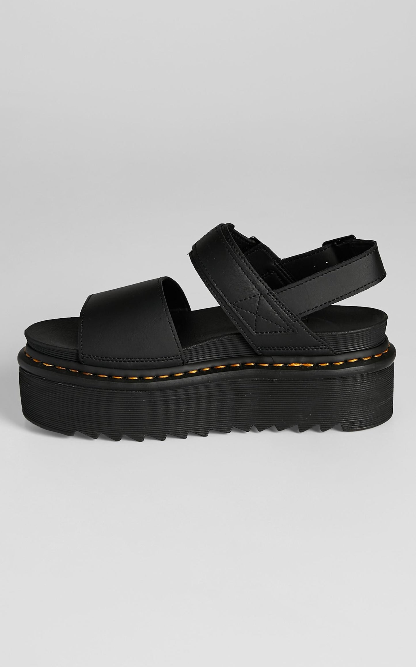 Dr. Martens - Voss Quad Sandal in Black Hydro Leather