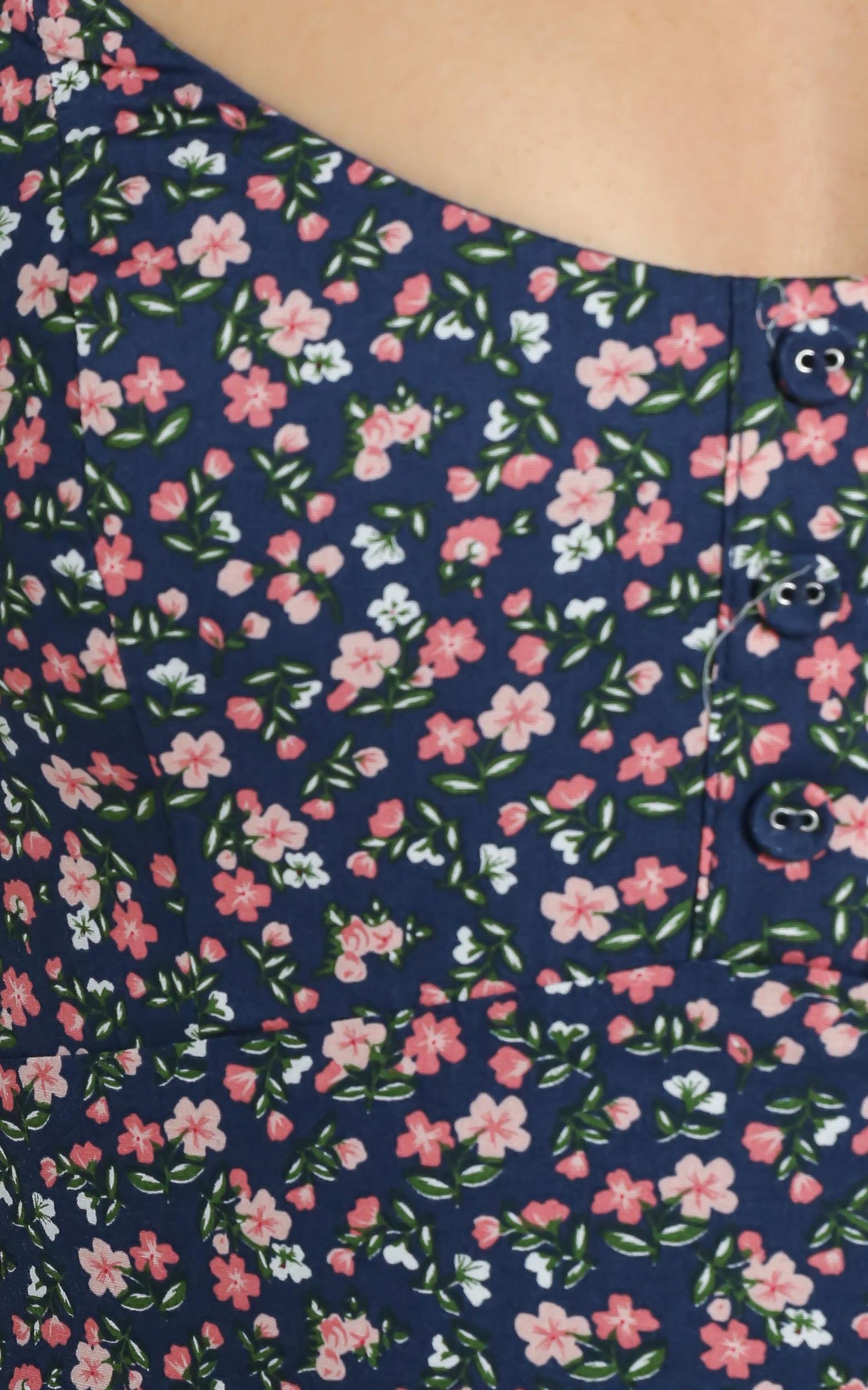 Leon Dress in Purple Floral