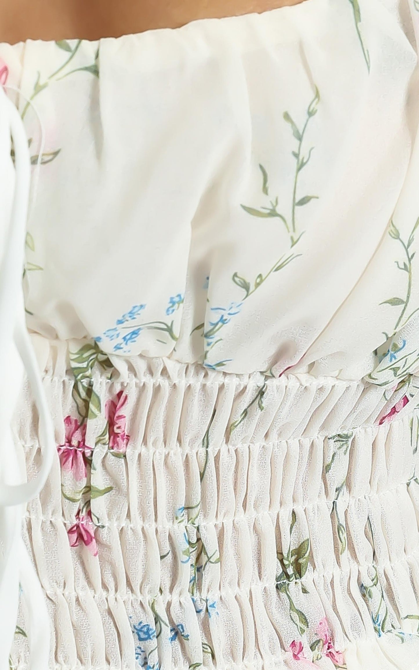 Esperanza Top in White Floral
