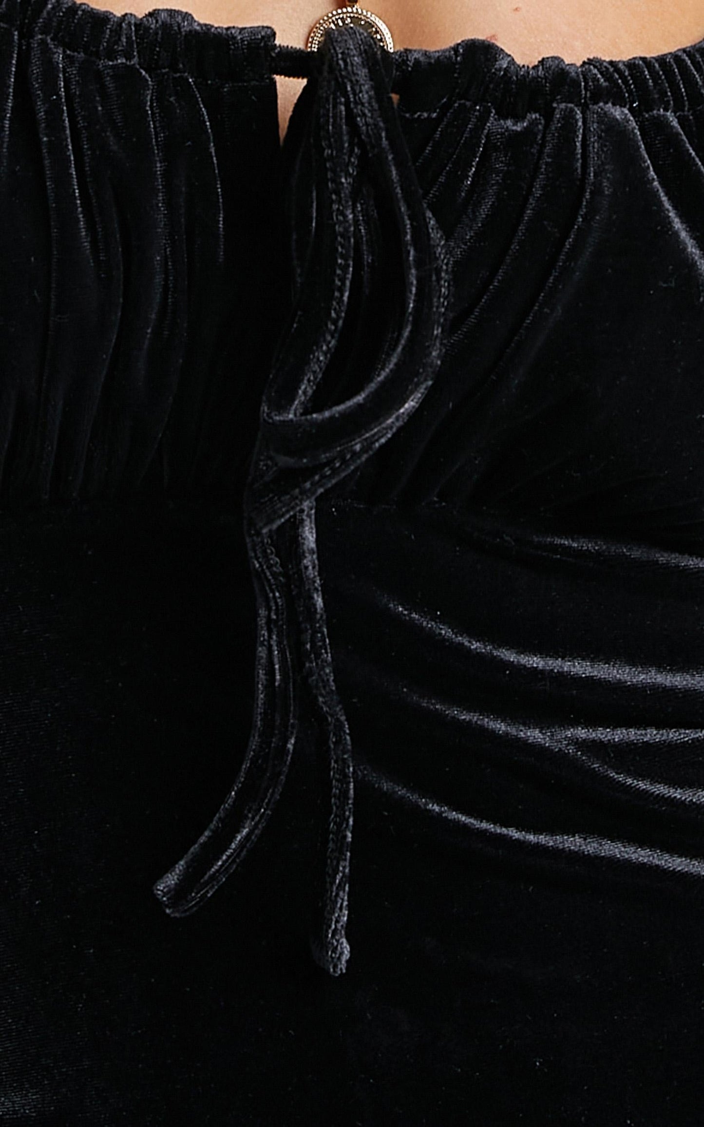 Ive Got You Now Dress in Black Velvet