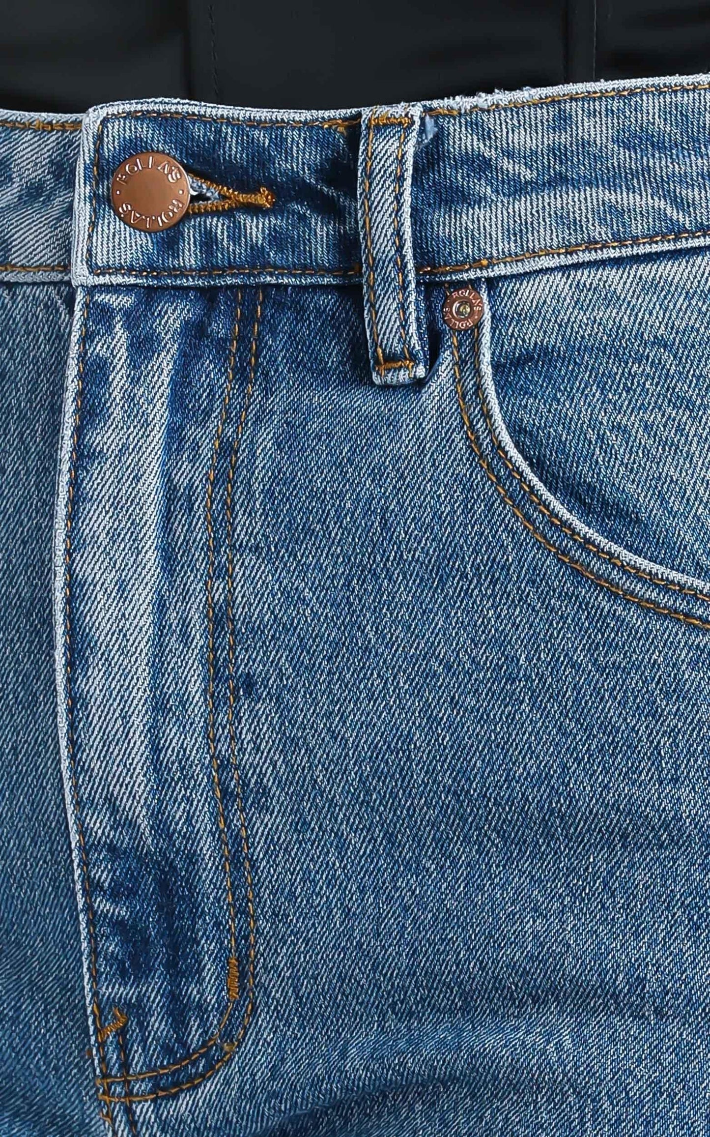Rollas - Eastcoast Crop Flare Jean in Cindy Blue