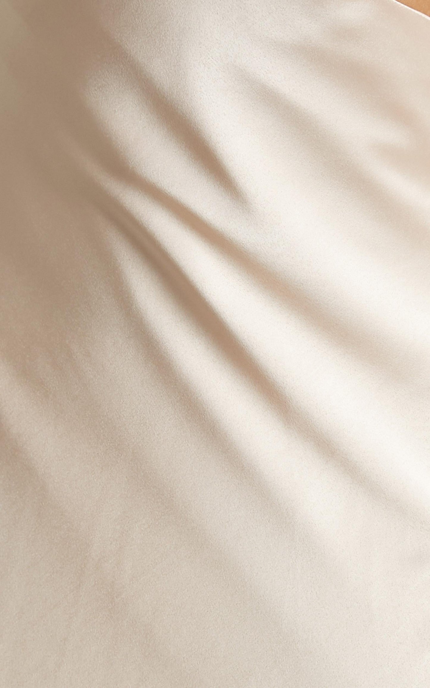 Glaucus Dress in Champagne Satin