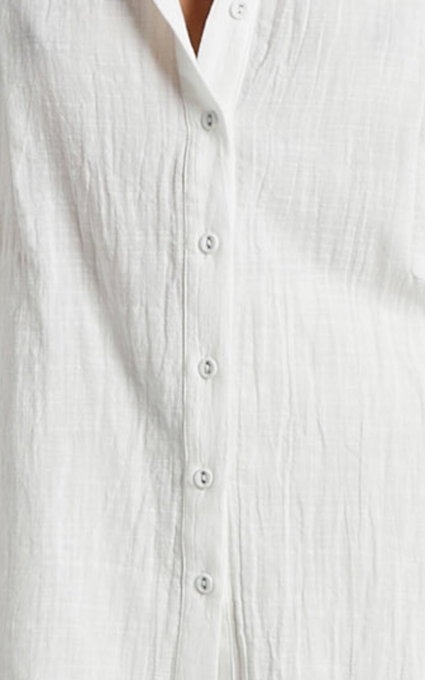 Sonyeta Top - Balloon Sleeve Blouse Top in White