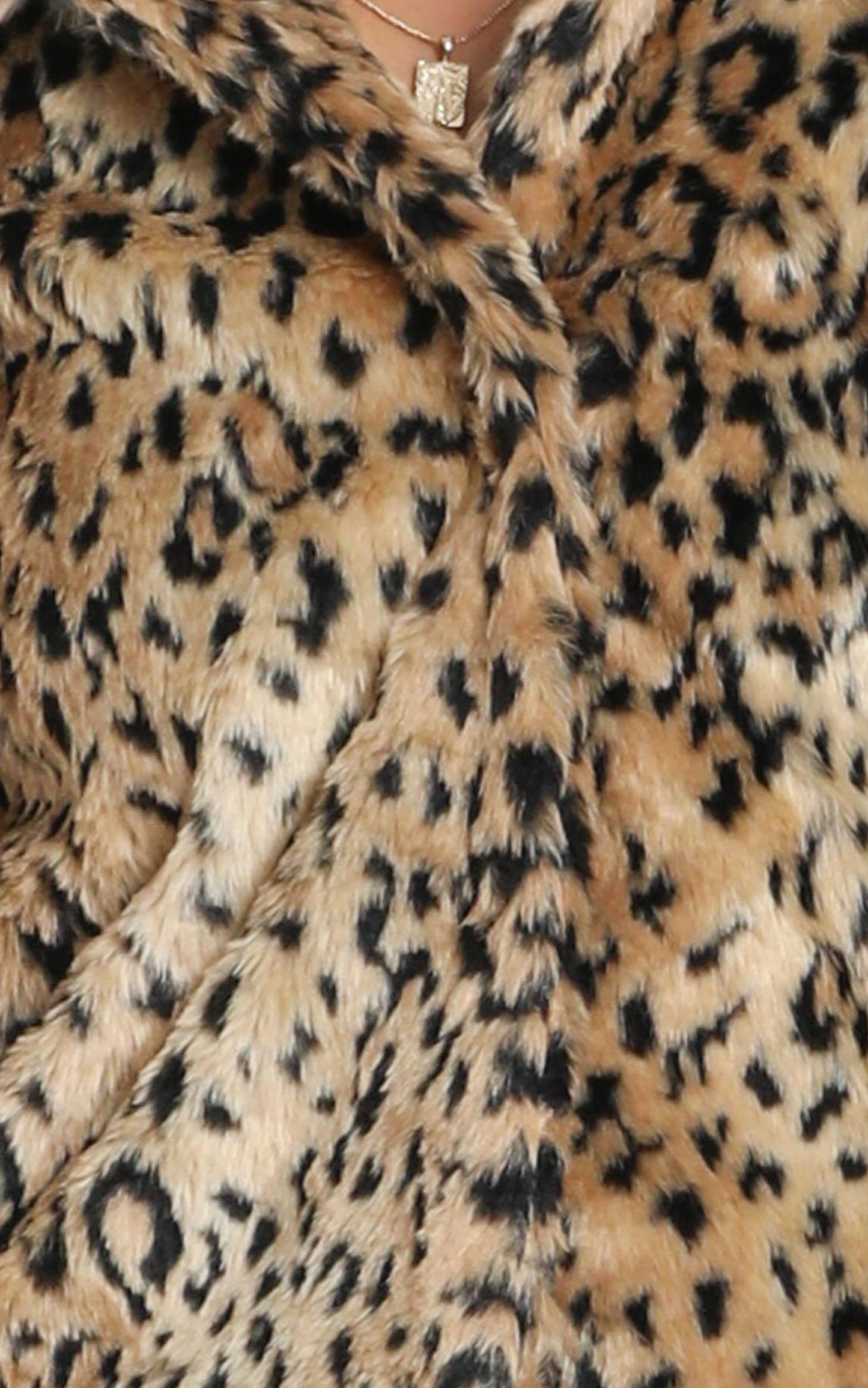 Warm Me Up Faux Fur Jacket in Leopard Print