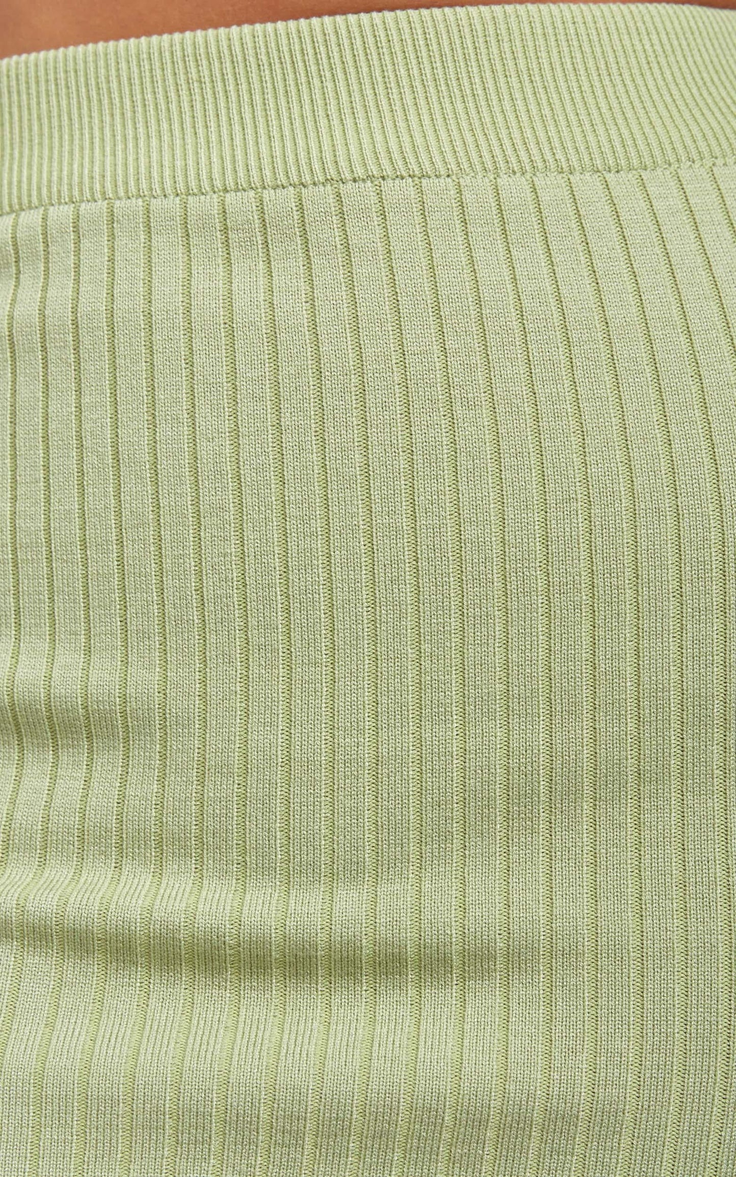 Fleur Knit Skirt in Sage