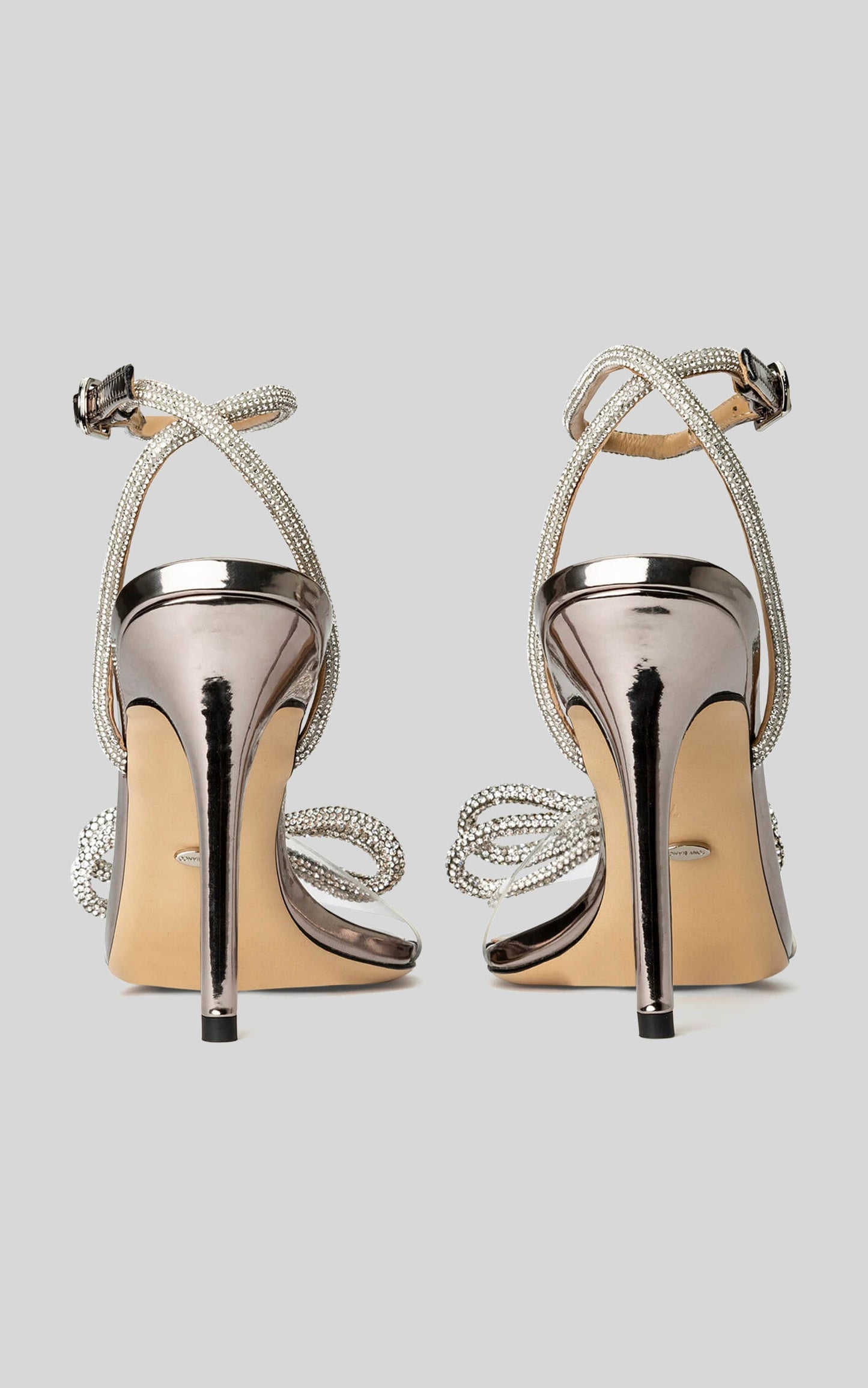 TONY BIANCO - FRANZ HEEL in Gunmetal Shine