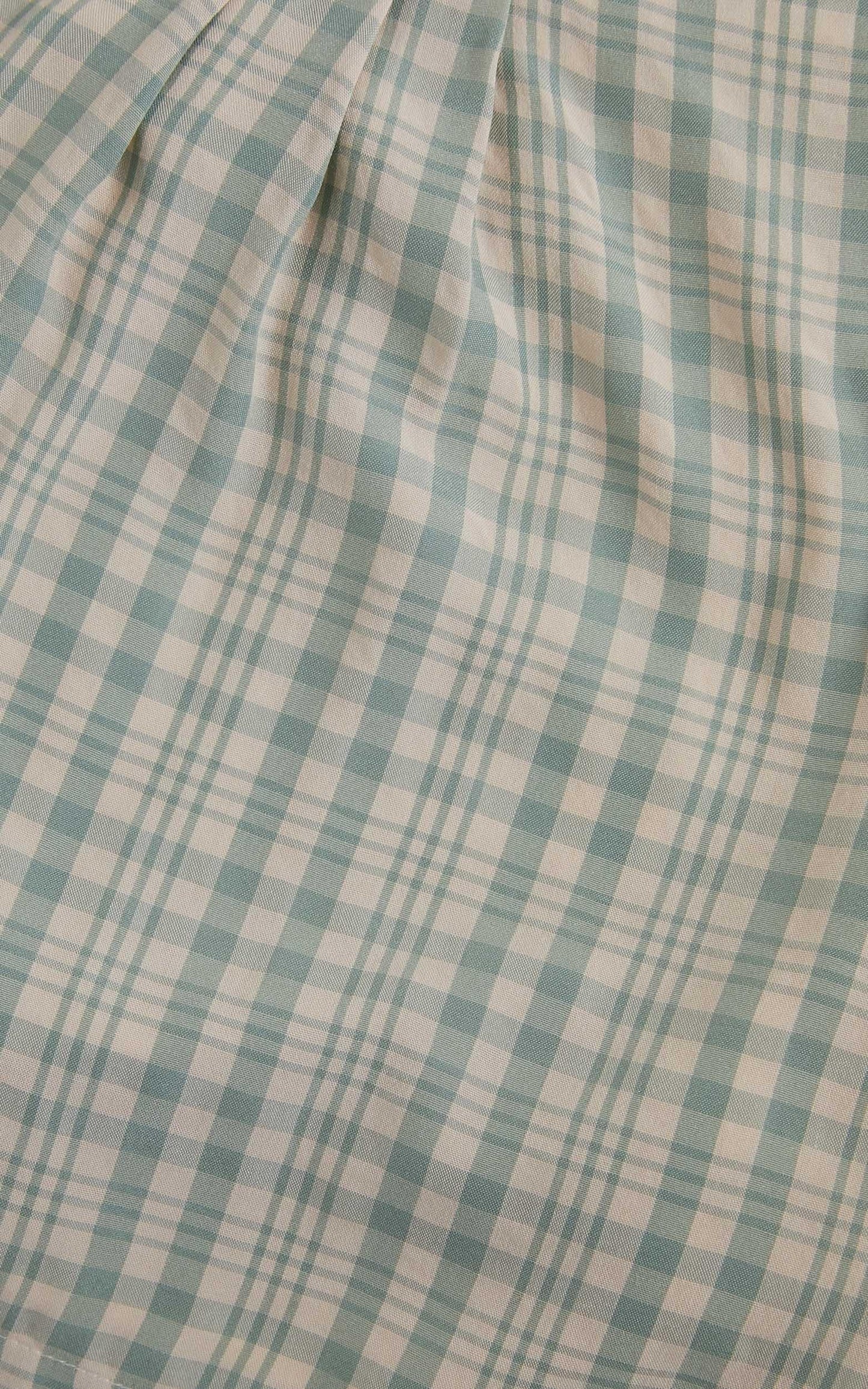 Fringilla Top in Sage Check
