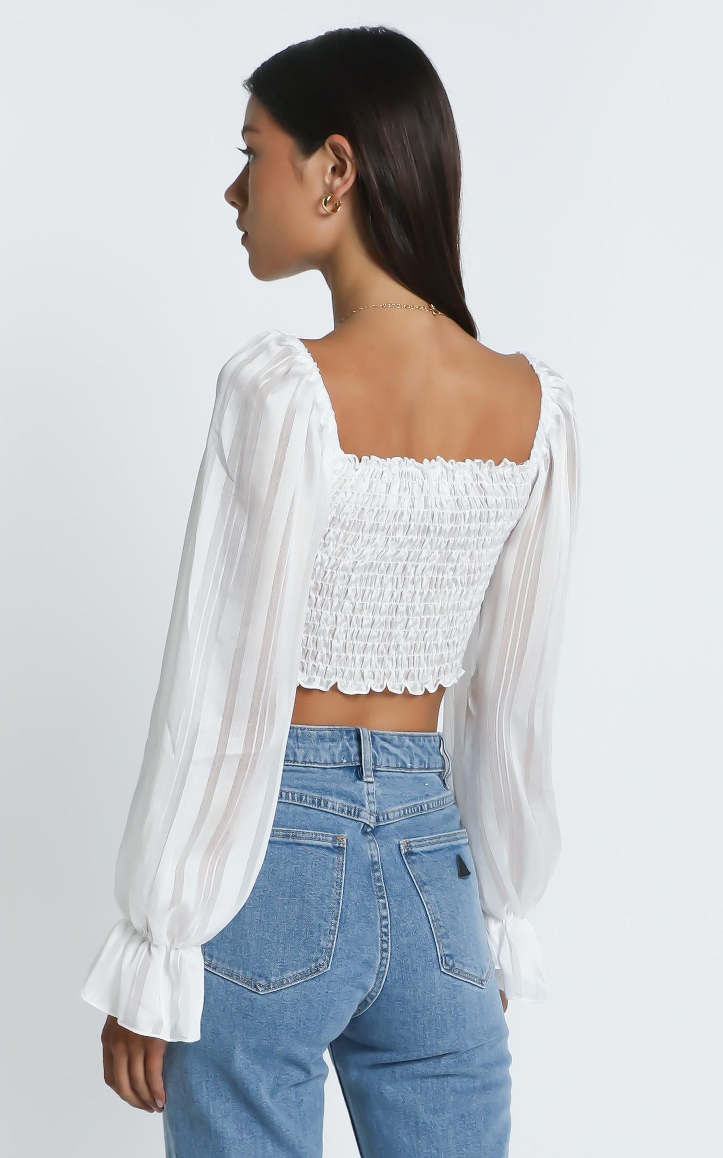 Fulham Top in White
