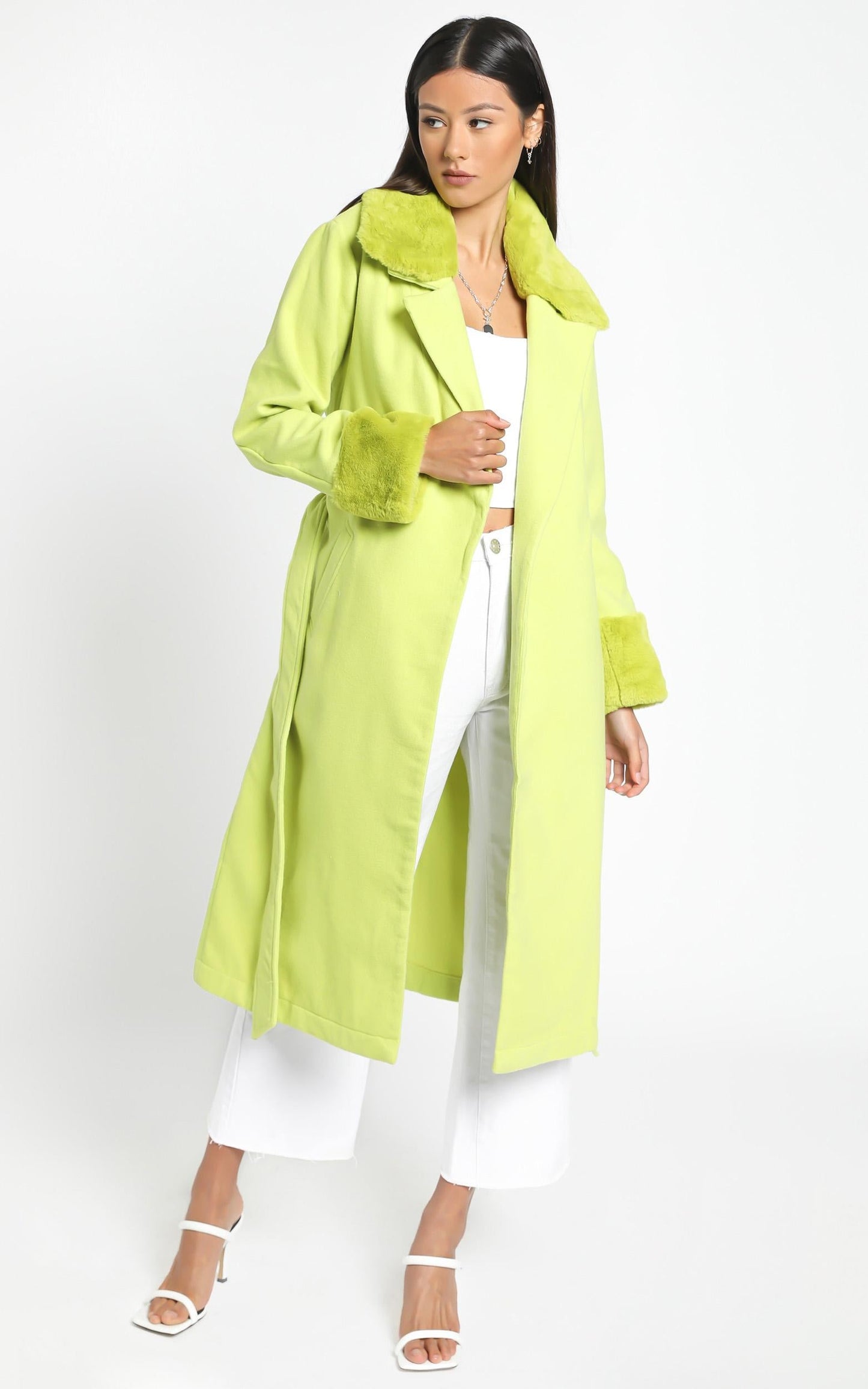 Manhattan Mornings Coat in Green
