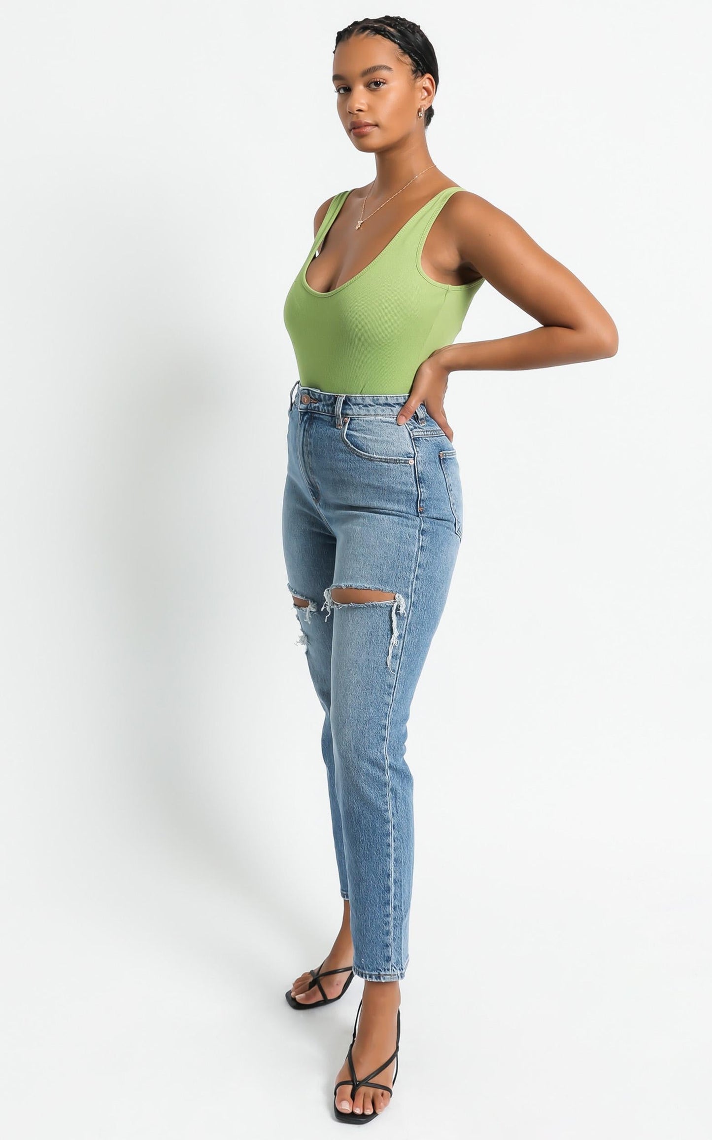 Emilie Bodysuit in Green