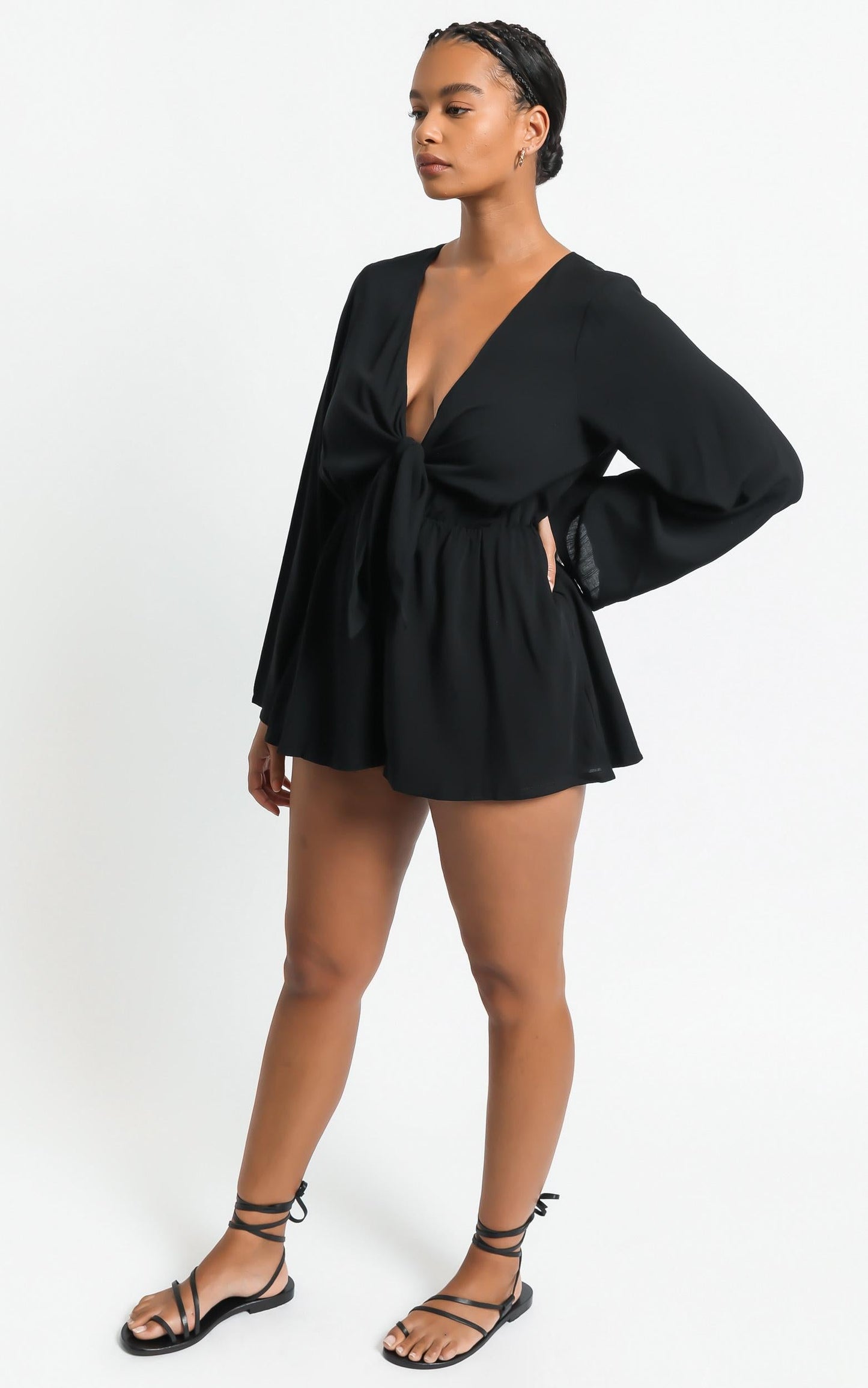 Genesis Playsuit in Black
