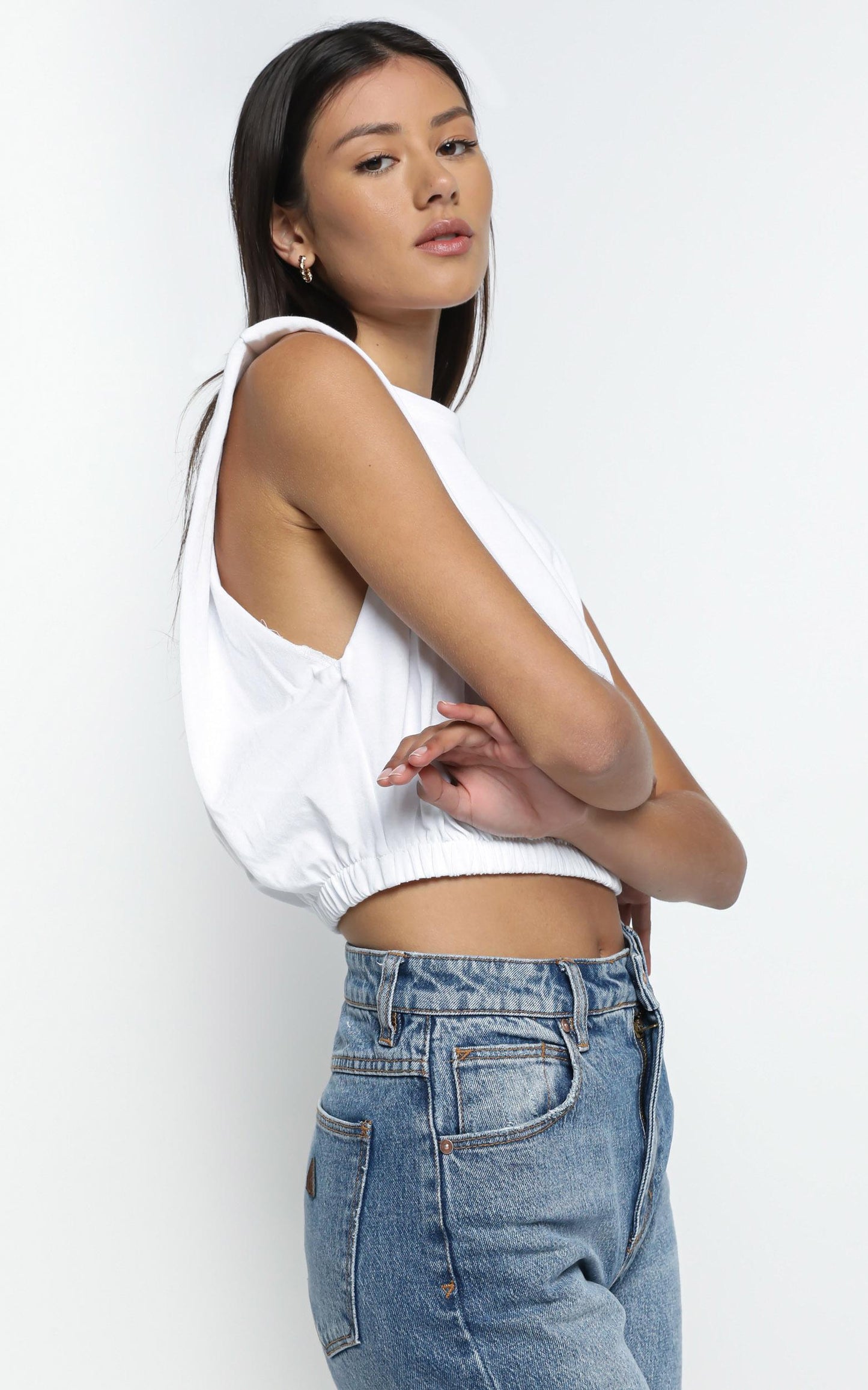Geneva Top in White