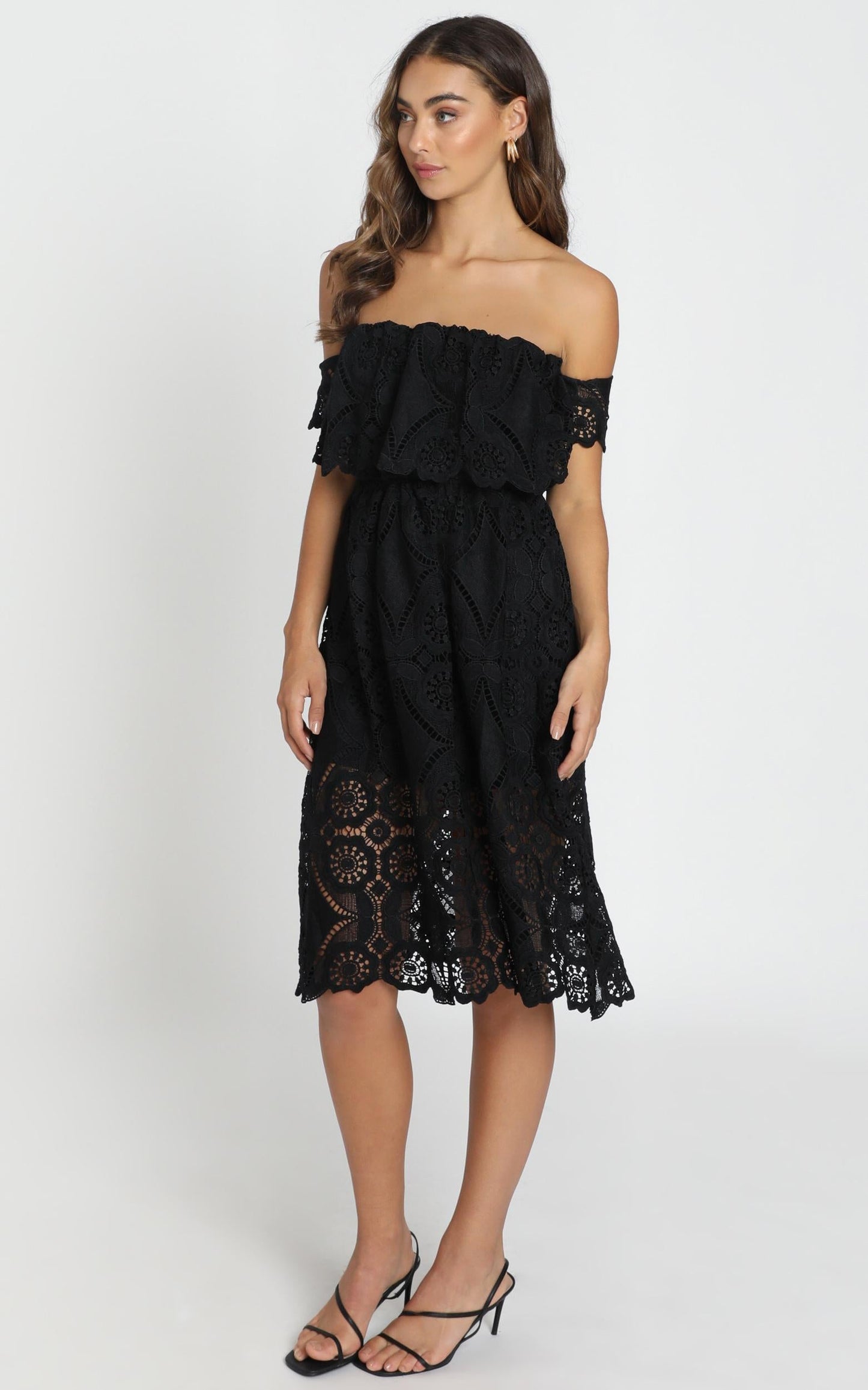 Get Ready Dress In Black Lace