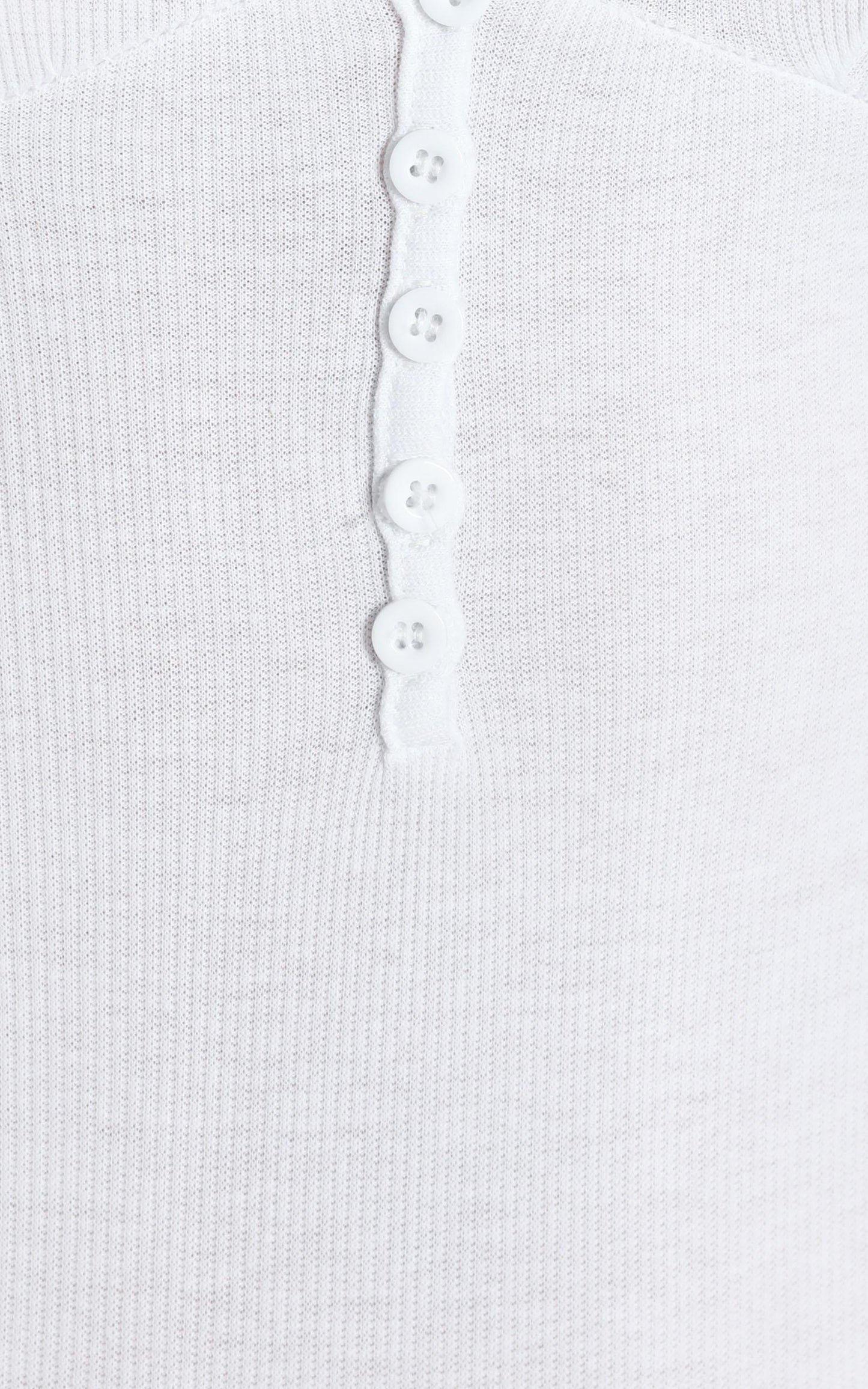 Girl Next Door Short Sleeve Bodysuit in White