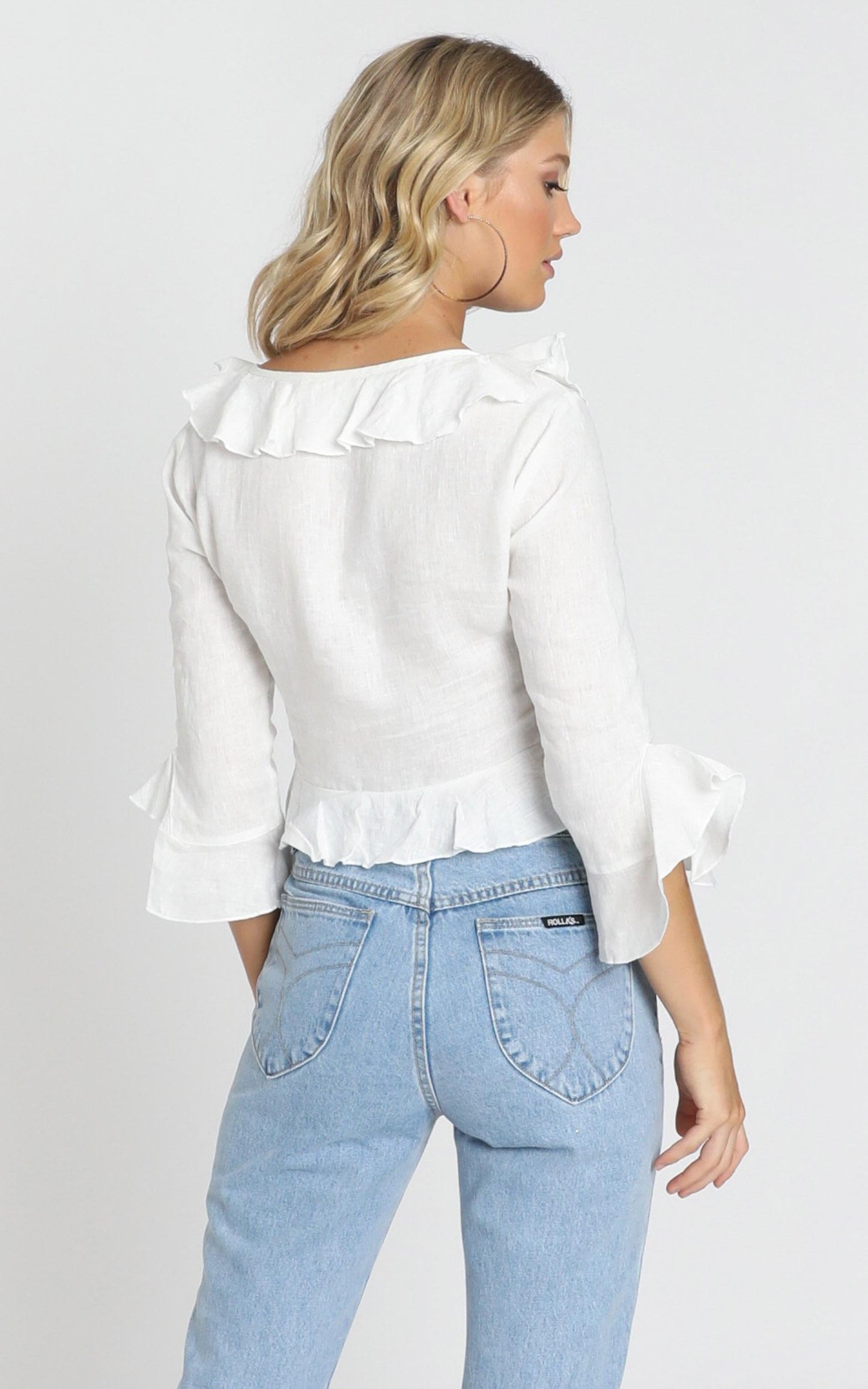 Gladys Top In White