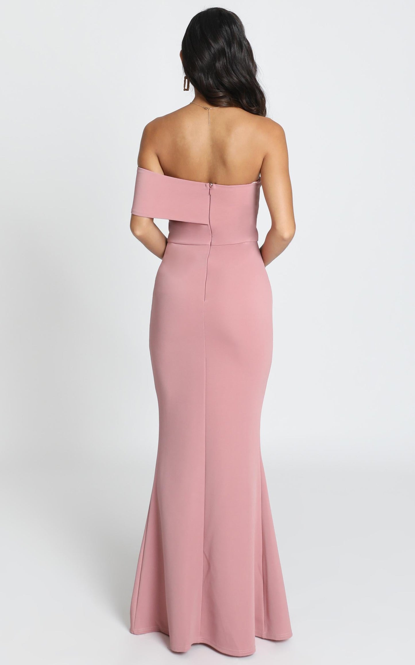 Glamour Girl Maxi Dress in Dusty Rose