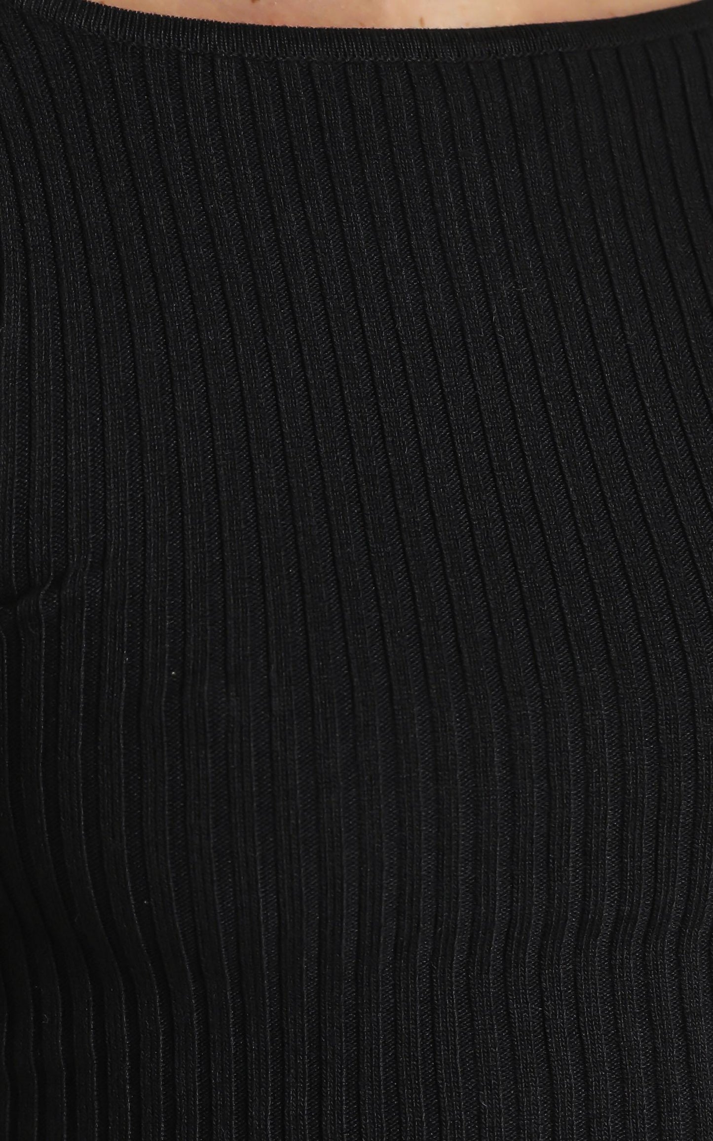 Hana Knit Top in Black