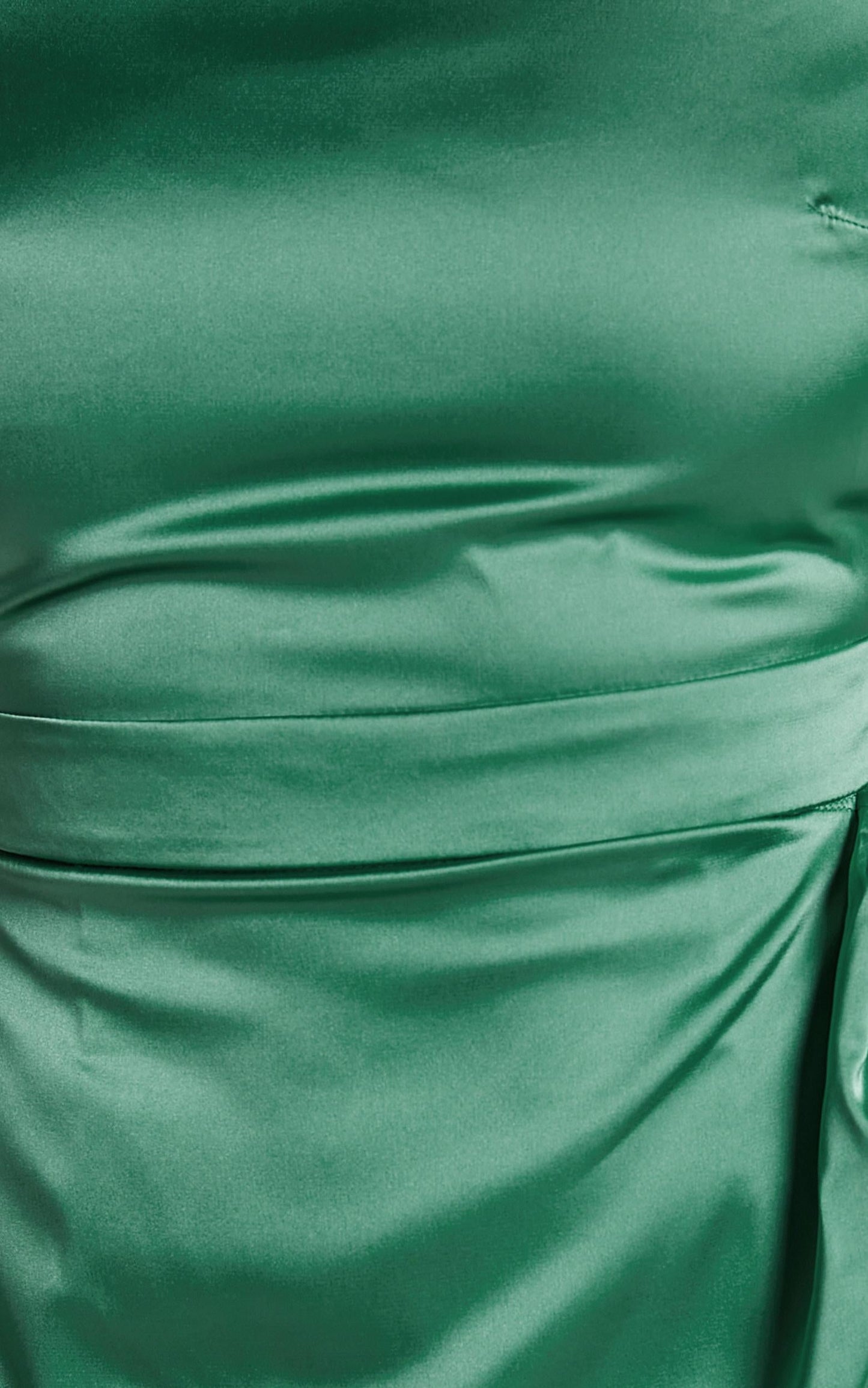 Rivka Dress in Jade Satin