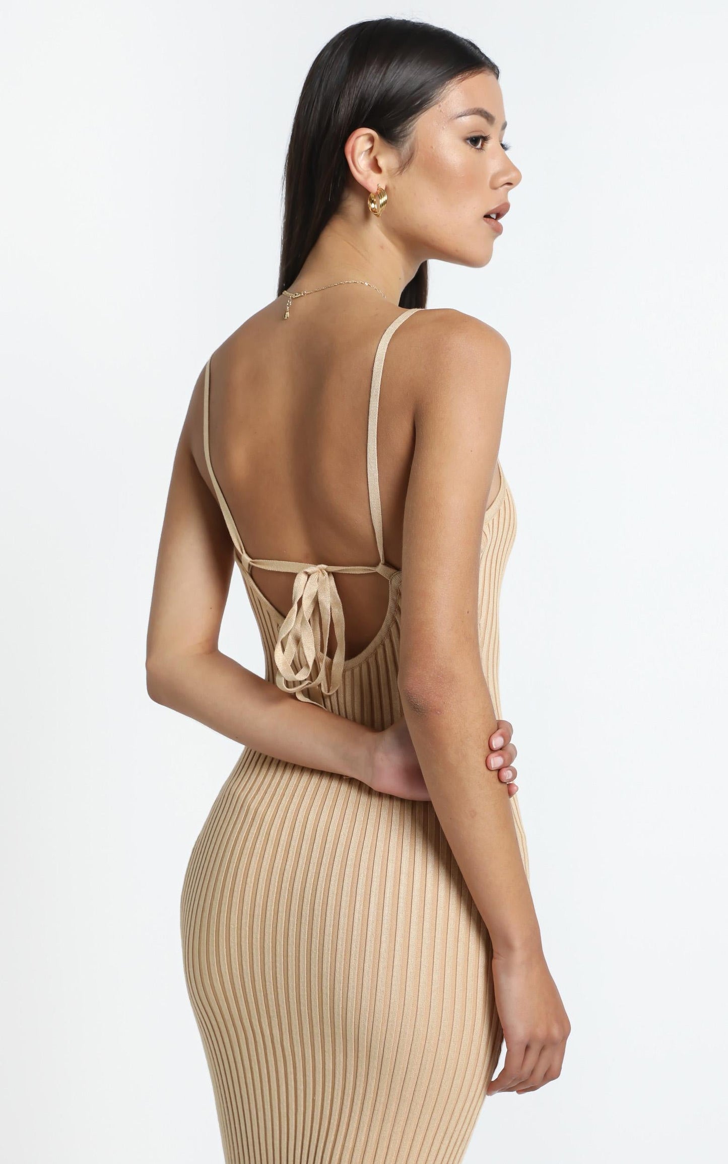 Jovie Dress in Beige