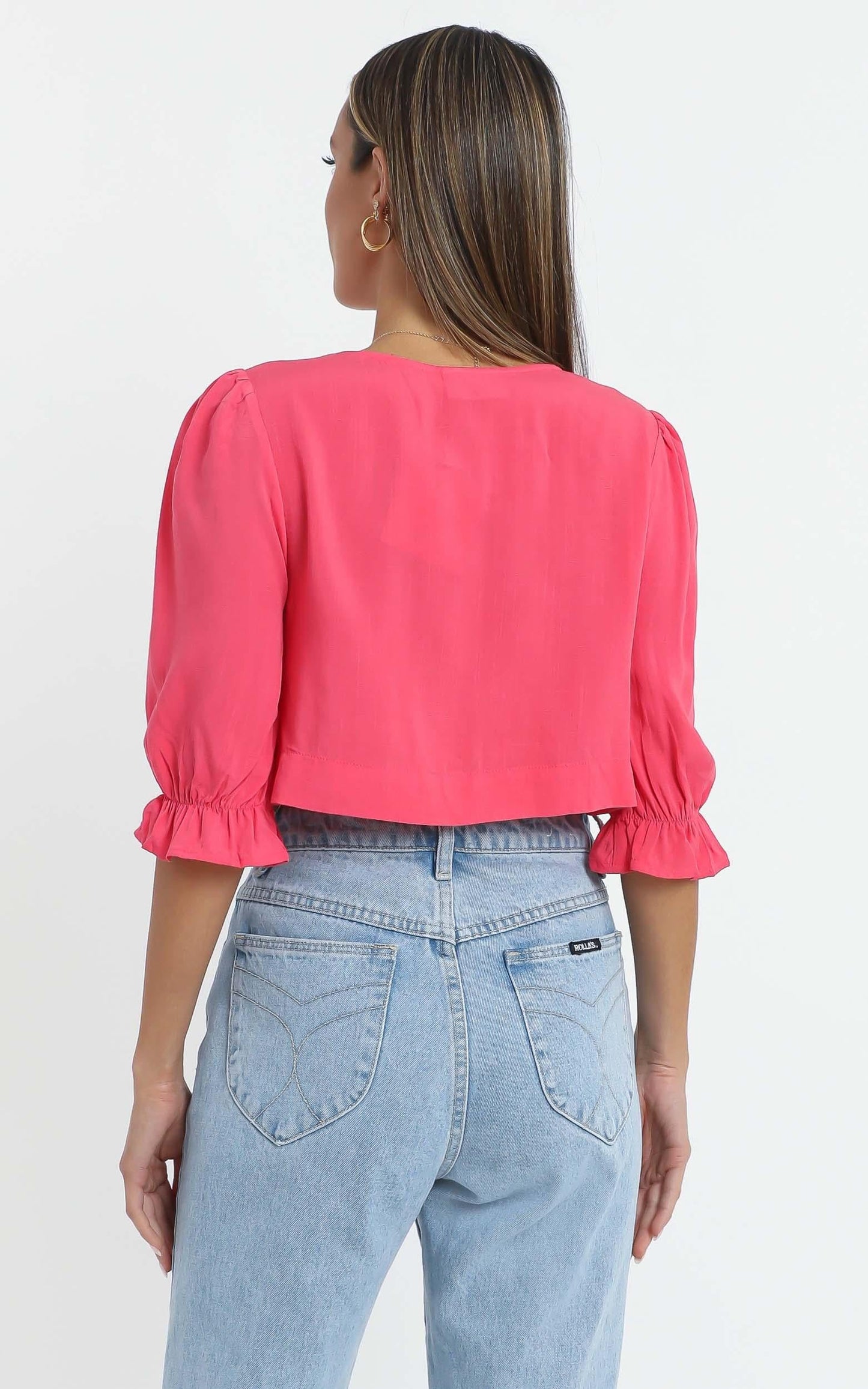 Kailani Top in Hot Pink