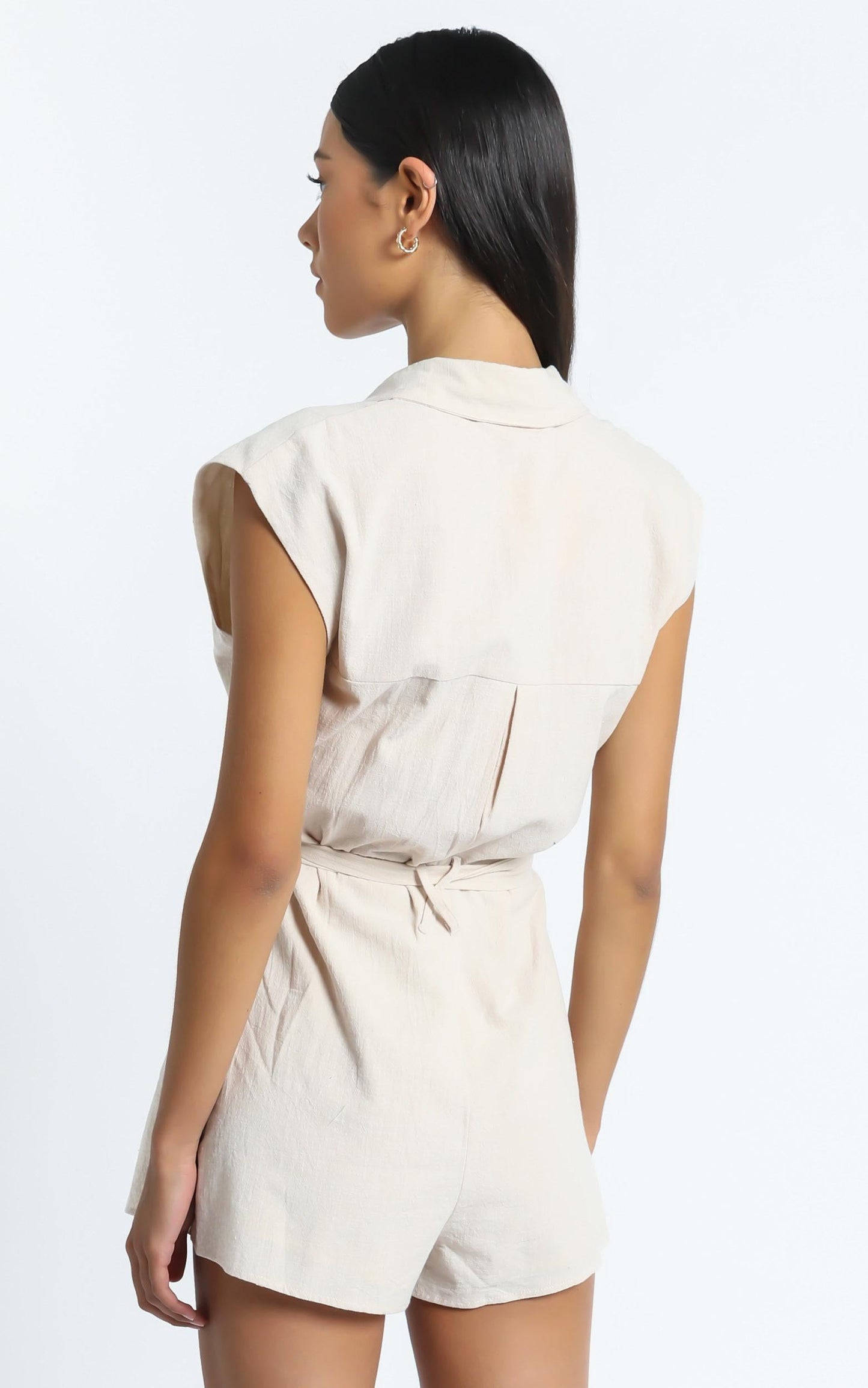 Kendy Playsuit in Beige