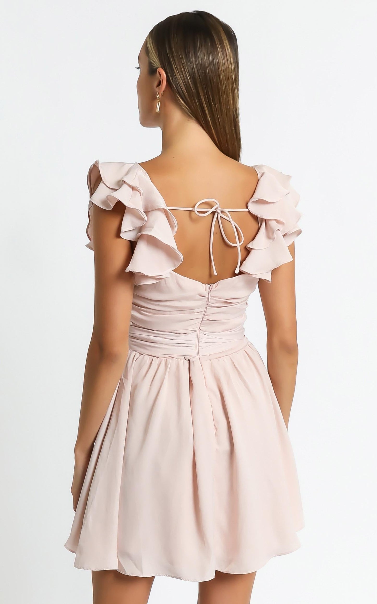 Alene Dress in Nude