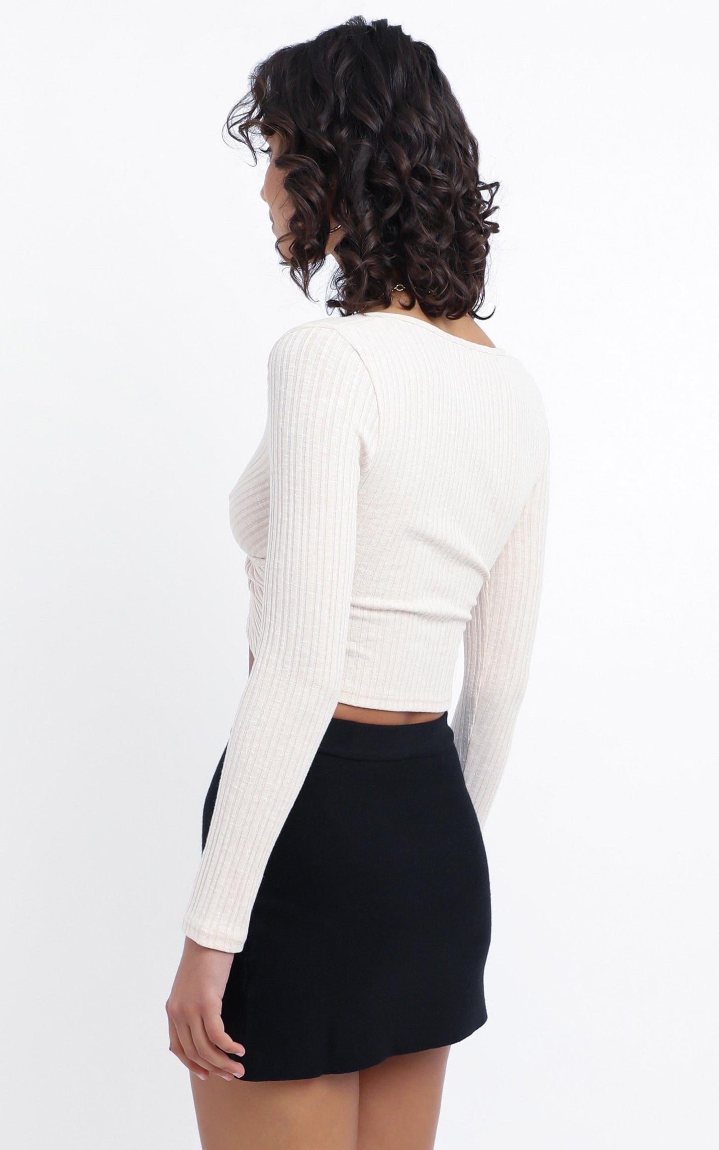 Kiley Knit Skirt in Black