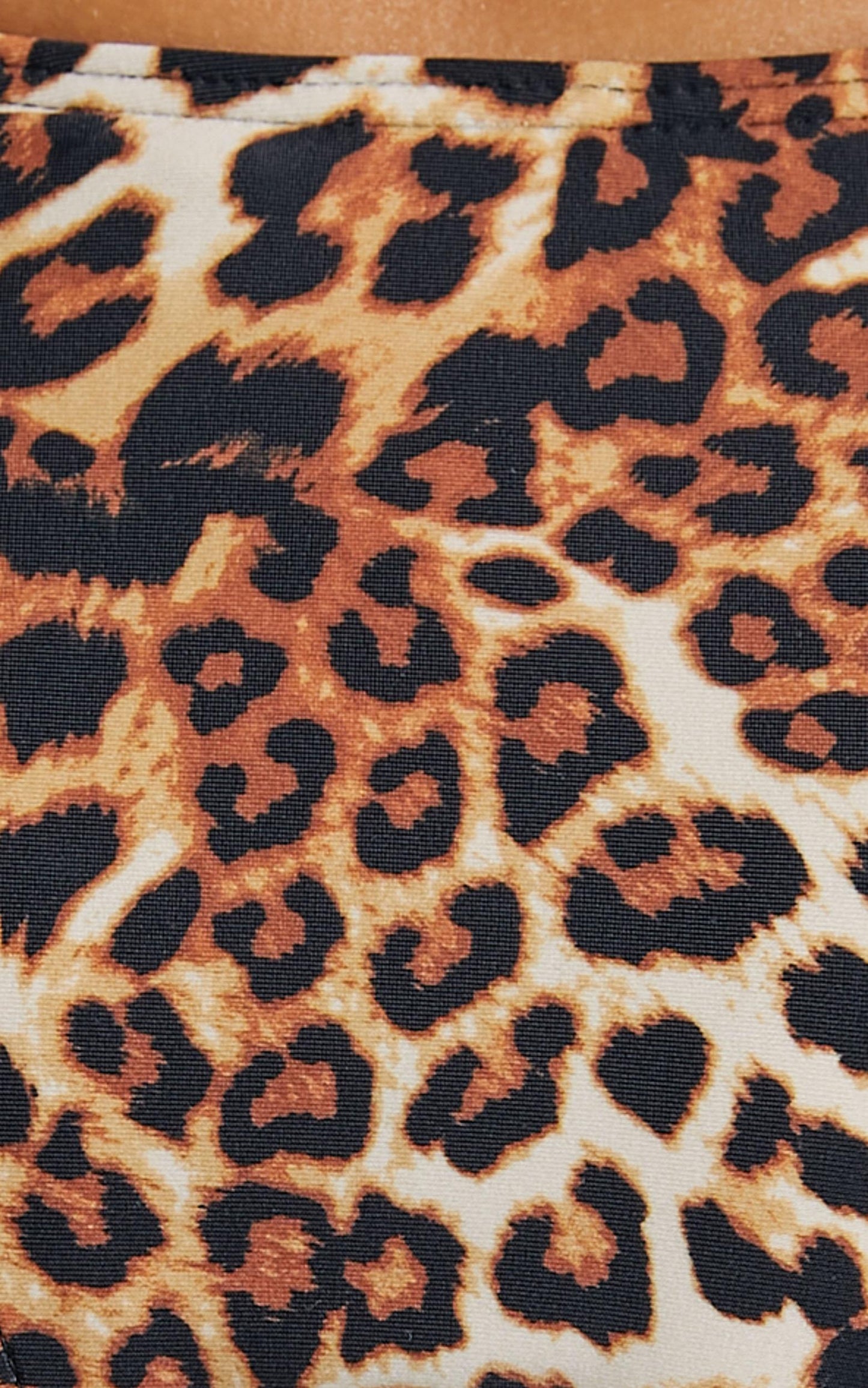 Twiin - Cindy Scoop Bikini Bottoms in Leopard