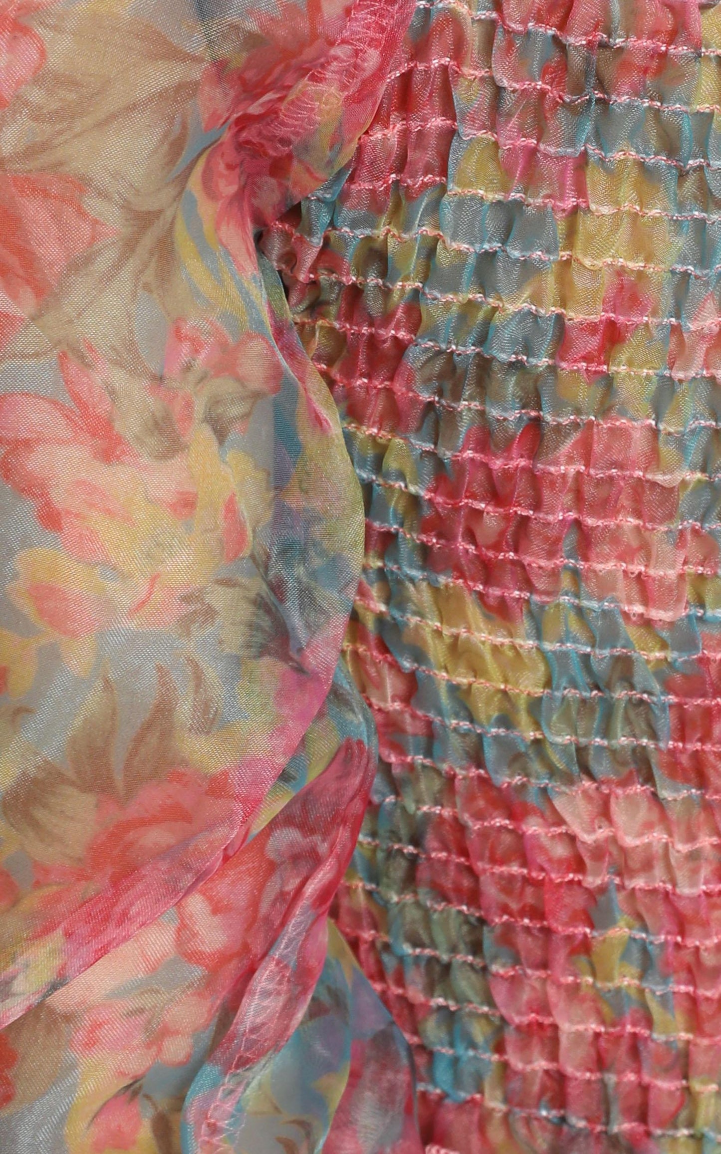 Like A Record Top In Pink Floral