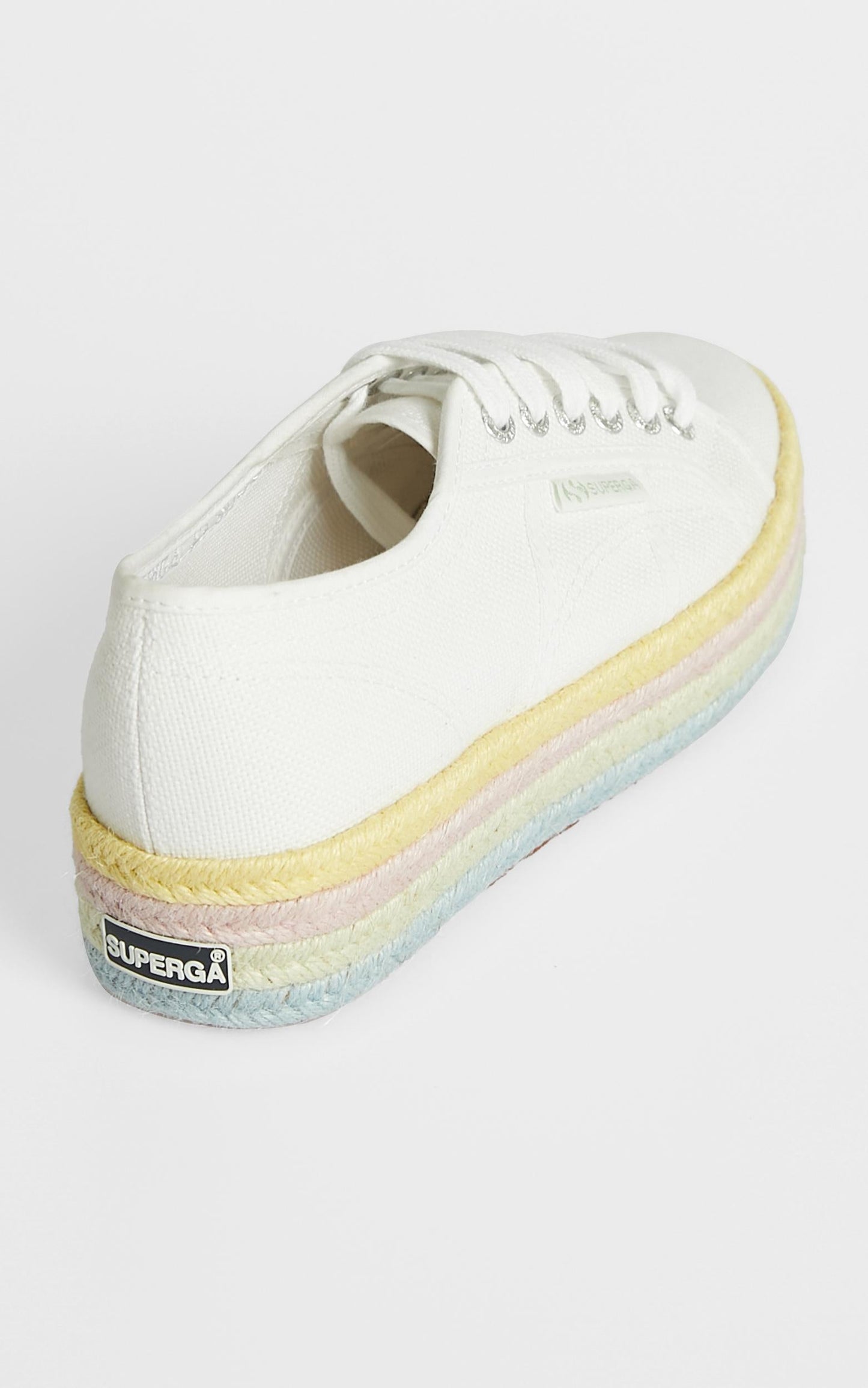 Superga - 2790 COT Color Rope in white - lemonade pale lilac