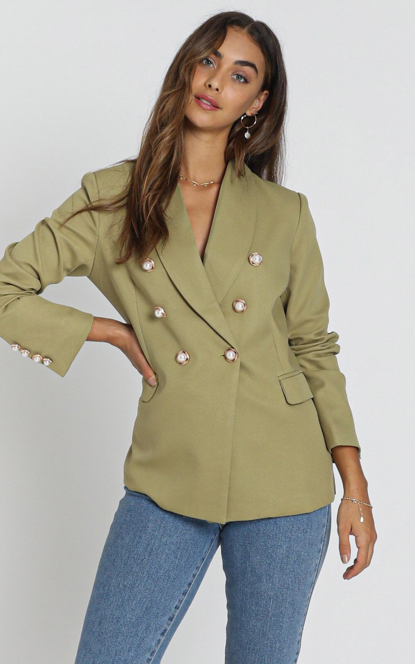 Lioness - The Kendall Blazer In Pistachio