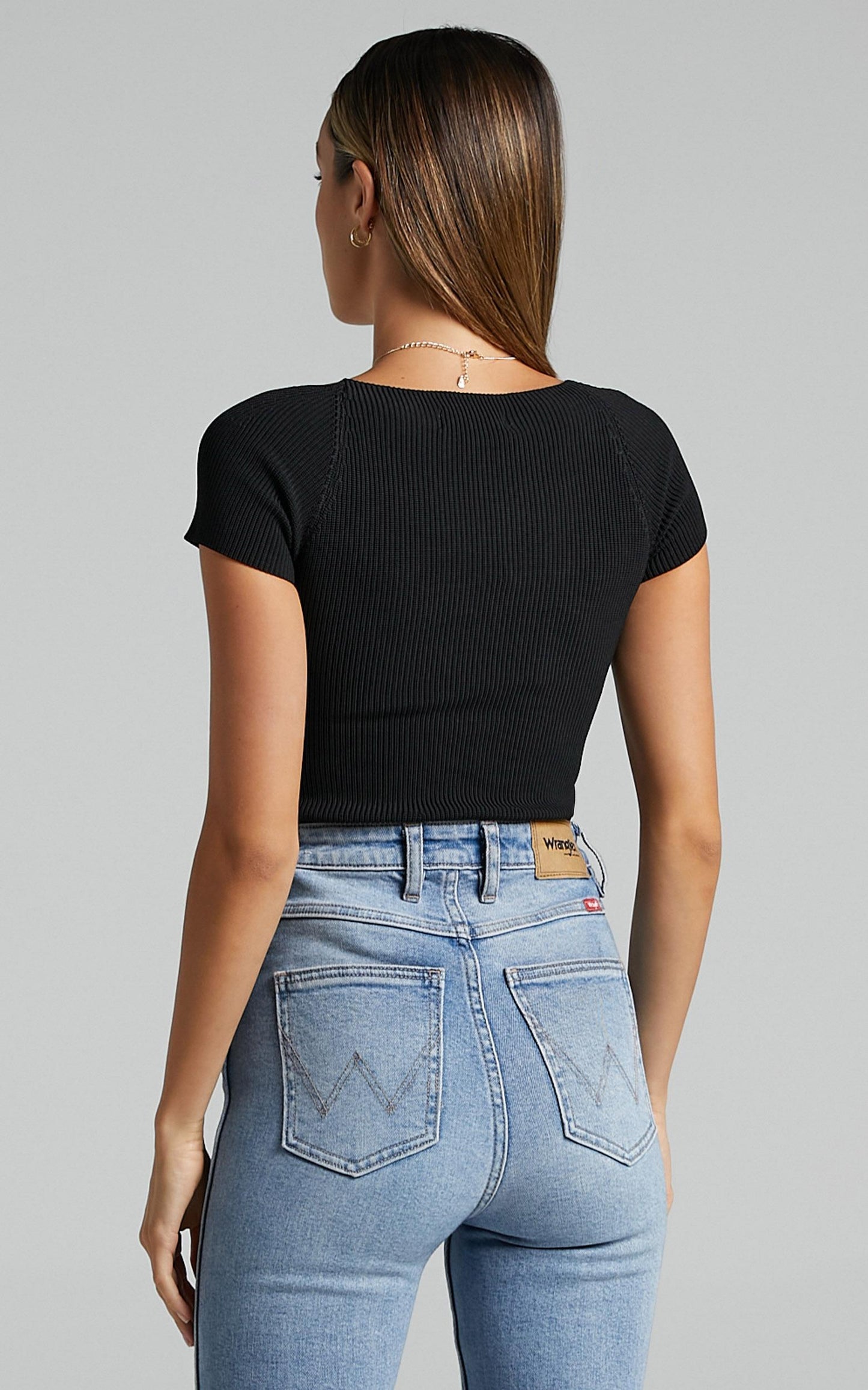 Marisa Knit Top in Black