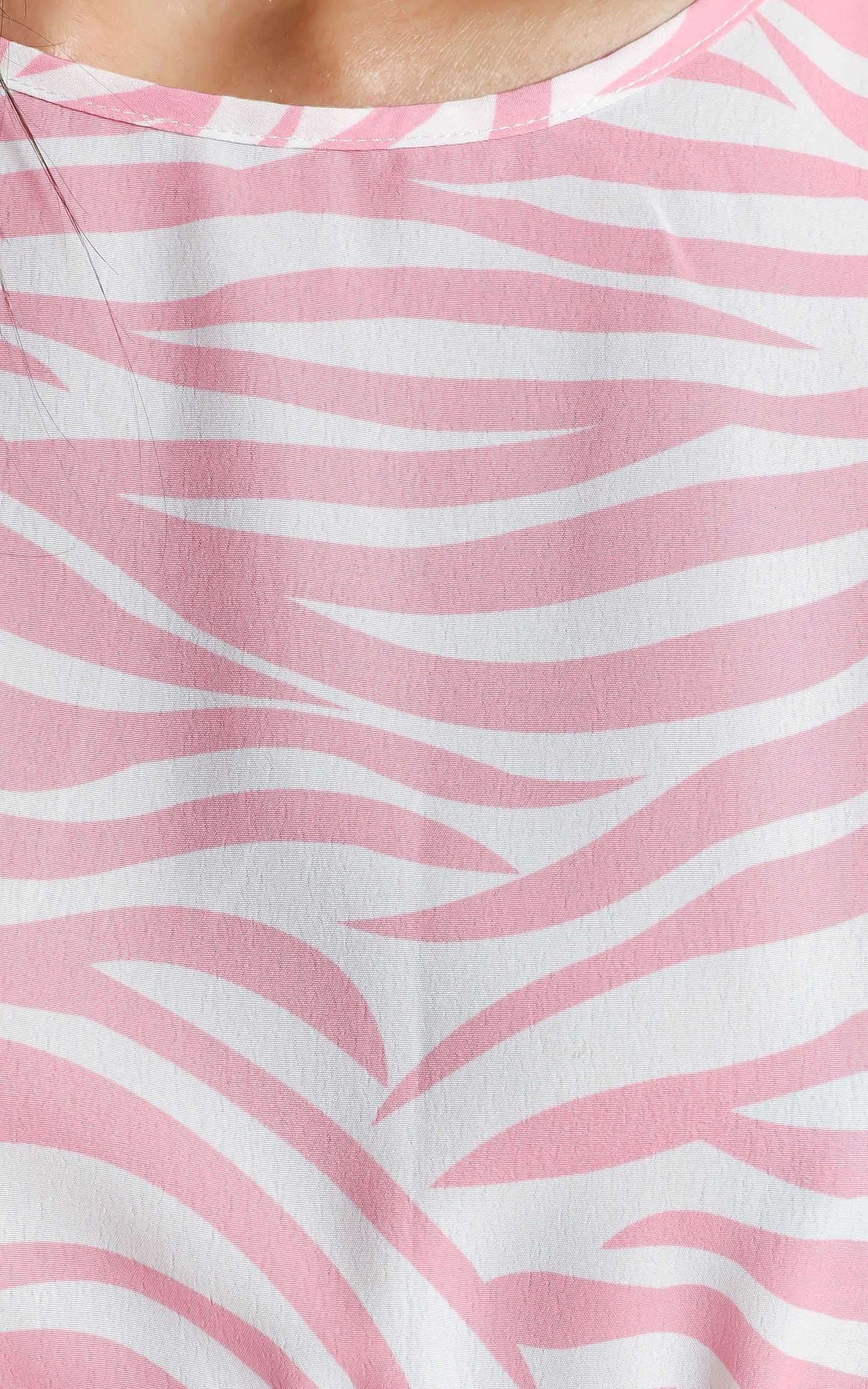 Mazie Dress in Pink Zebra