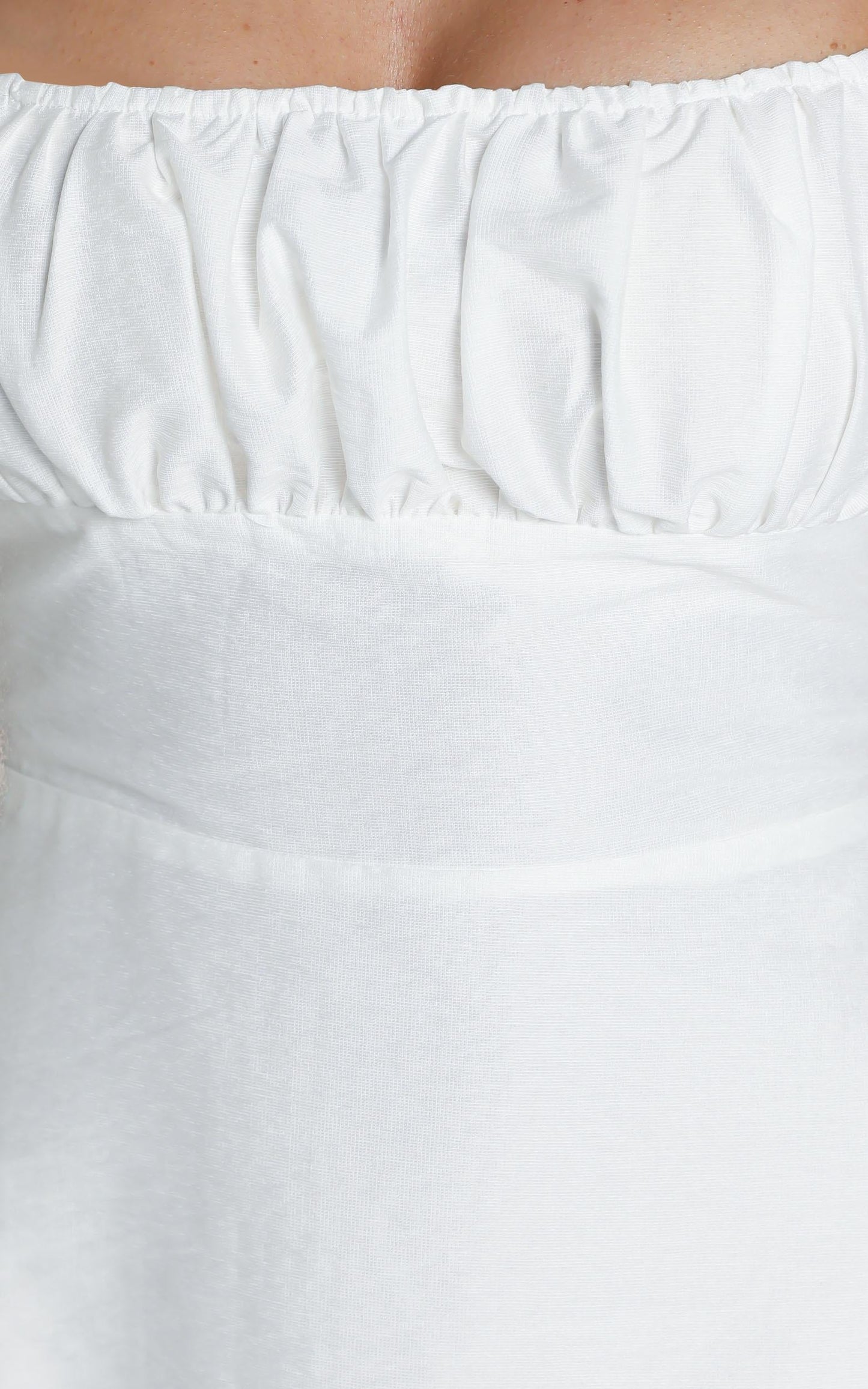 Melting Hearts Dress In White
